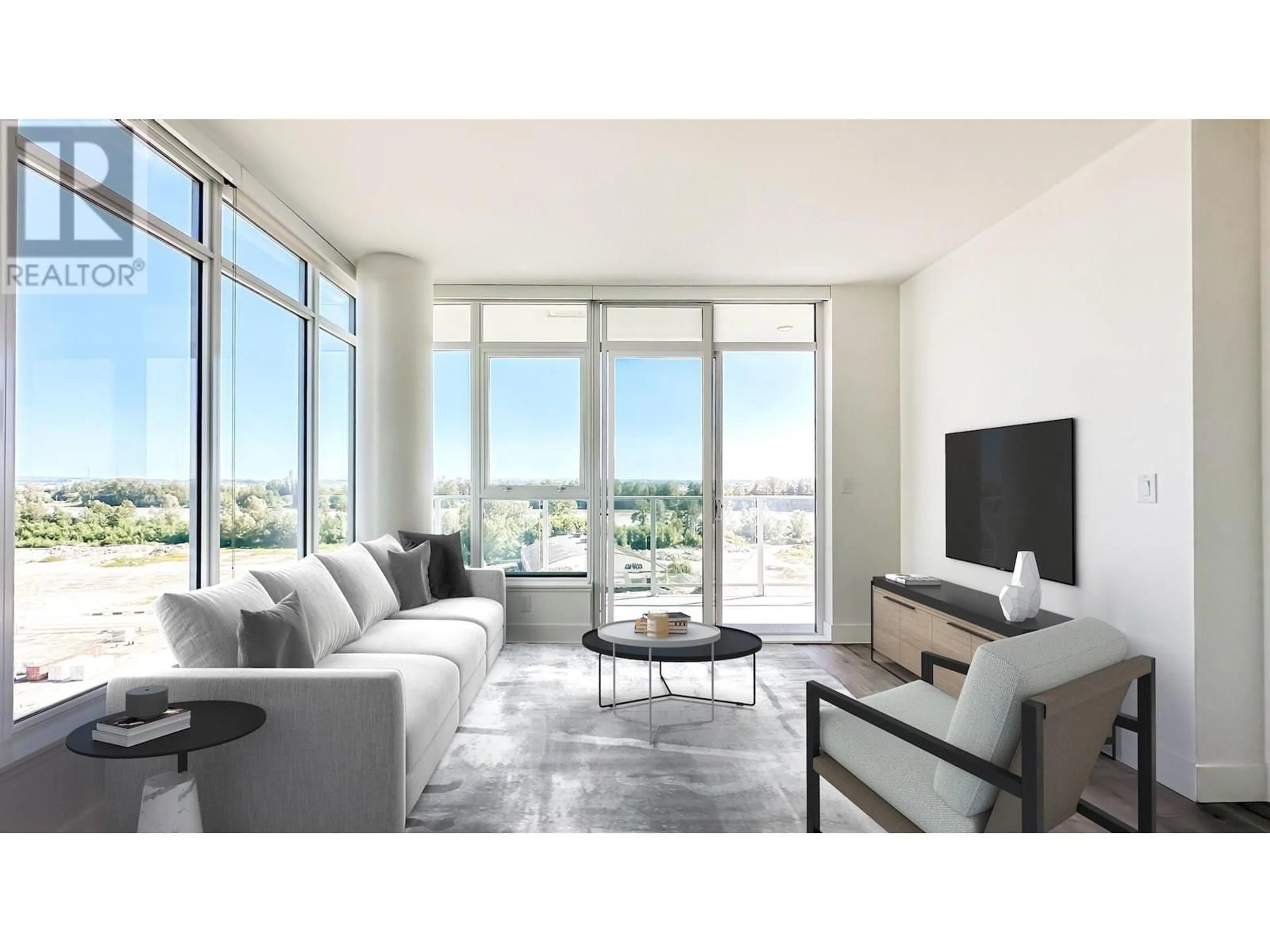 Living room with furniture, unknown for 1202 - 8570 RIVERGRASS DRIVE, Vancouver British Columbia V5S0H4