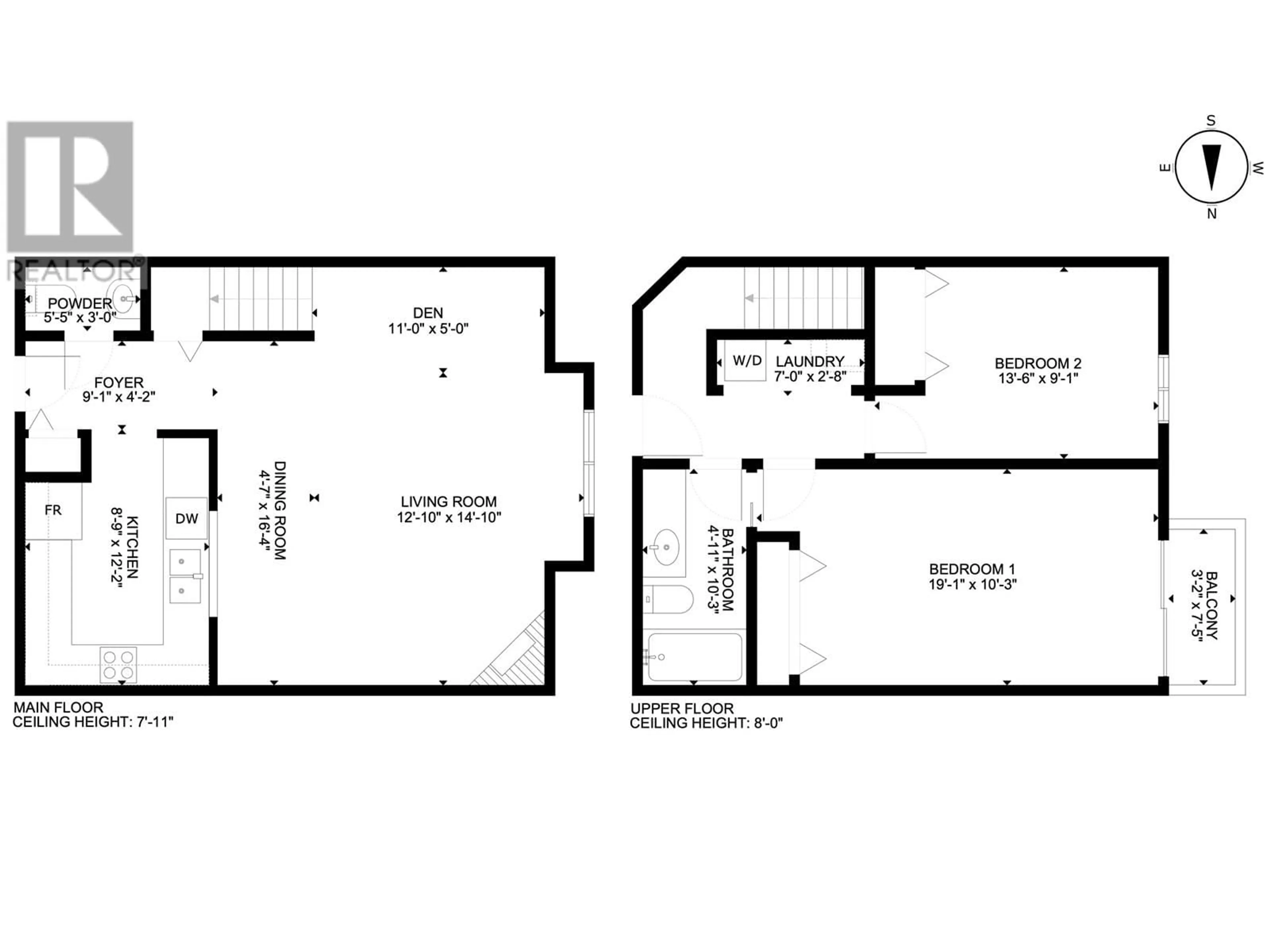 Floor plan for 21 - 2378 RINDALL AVENUE, Port Coquitlam British Columbia V3C1V2