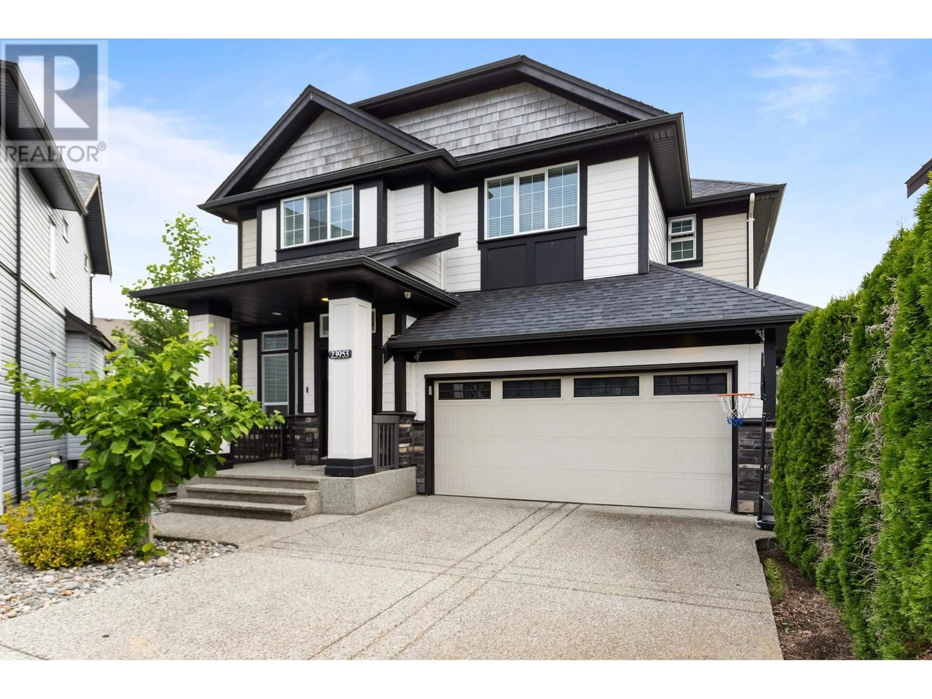 Home with vinyl exterior material, street for 23953 111A AVENUE, Maple Ridge British Columbia V2W0H7