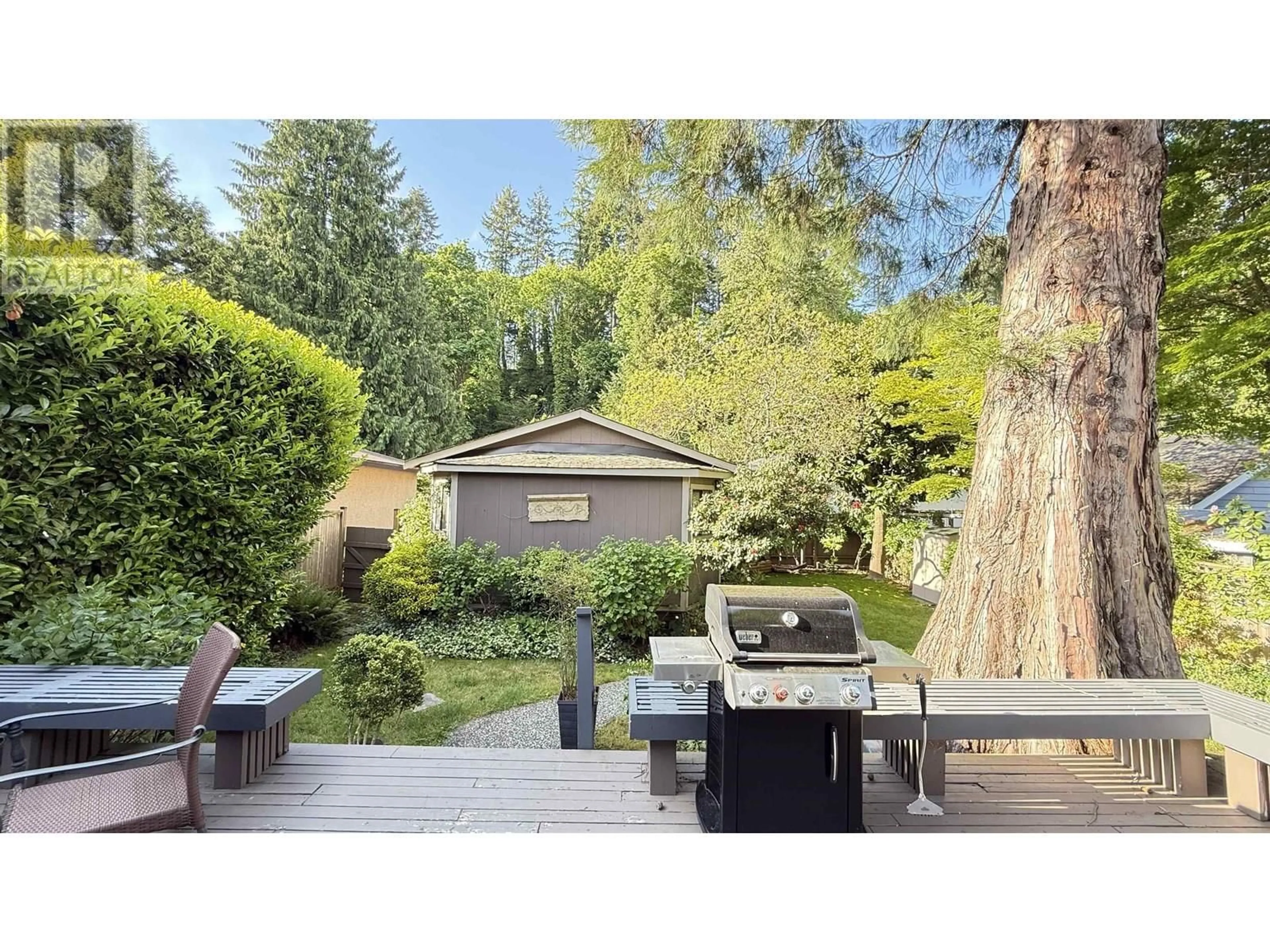 Patio, forest/trees view for 1546 HOPE ROAD, North Vancouver British Columbia V7P1W9