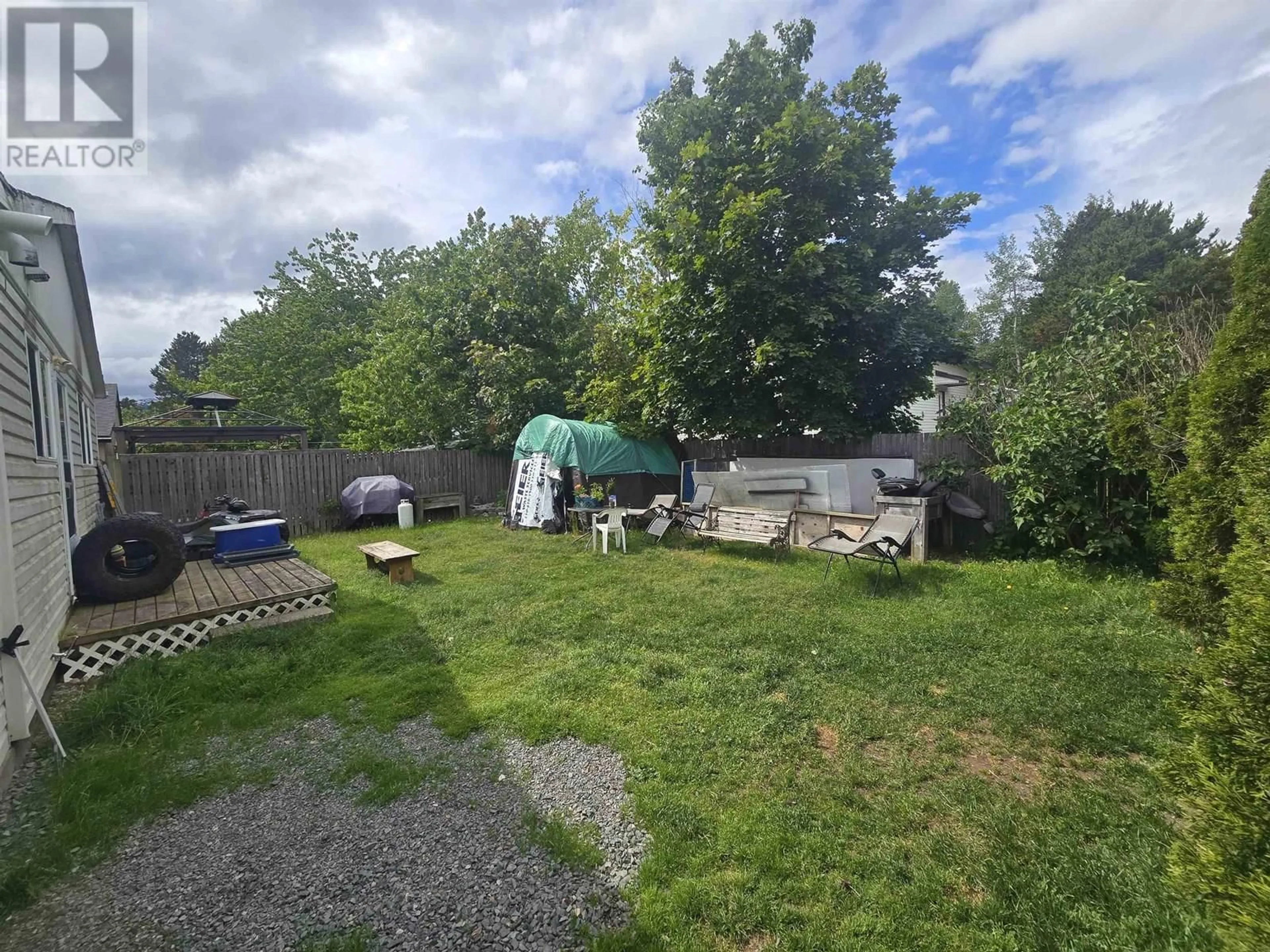 A pic from outside/outdoor area/front of a property/back of a property/a pic from drone, street for 4634 WEBER AVENUE, Terrace British Columbia V8G1B8
