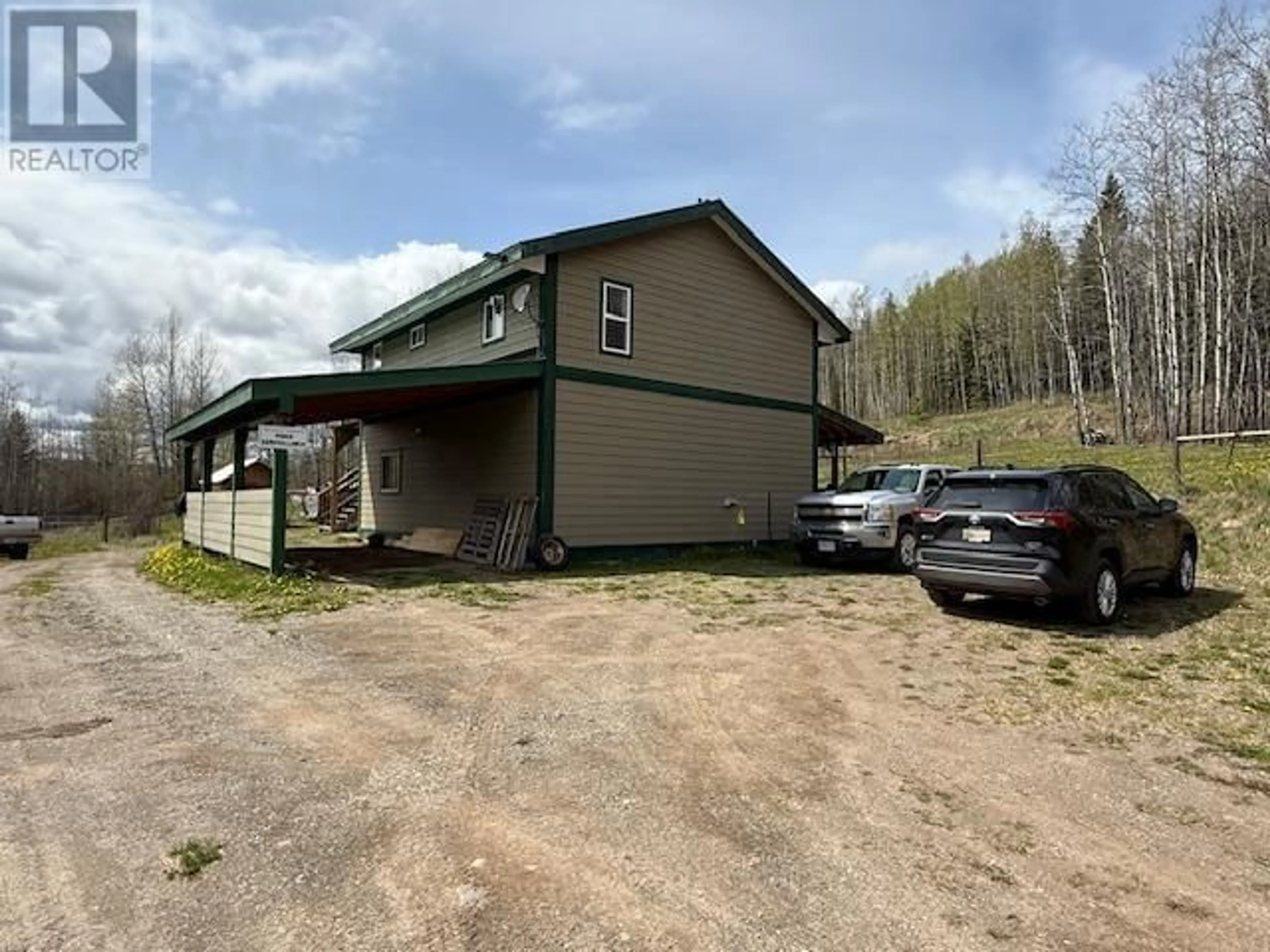 A pic from outside/outdoor area/front of a property/back of a property/a pic from drone, building for 29575 MONTGOMERY ROAD, Topley British Columbia V0J2Y0