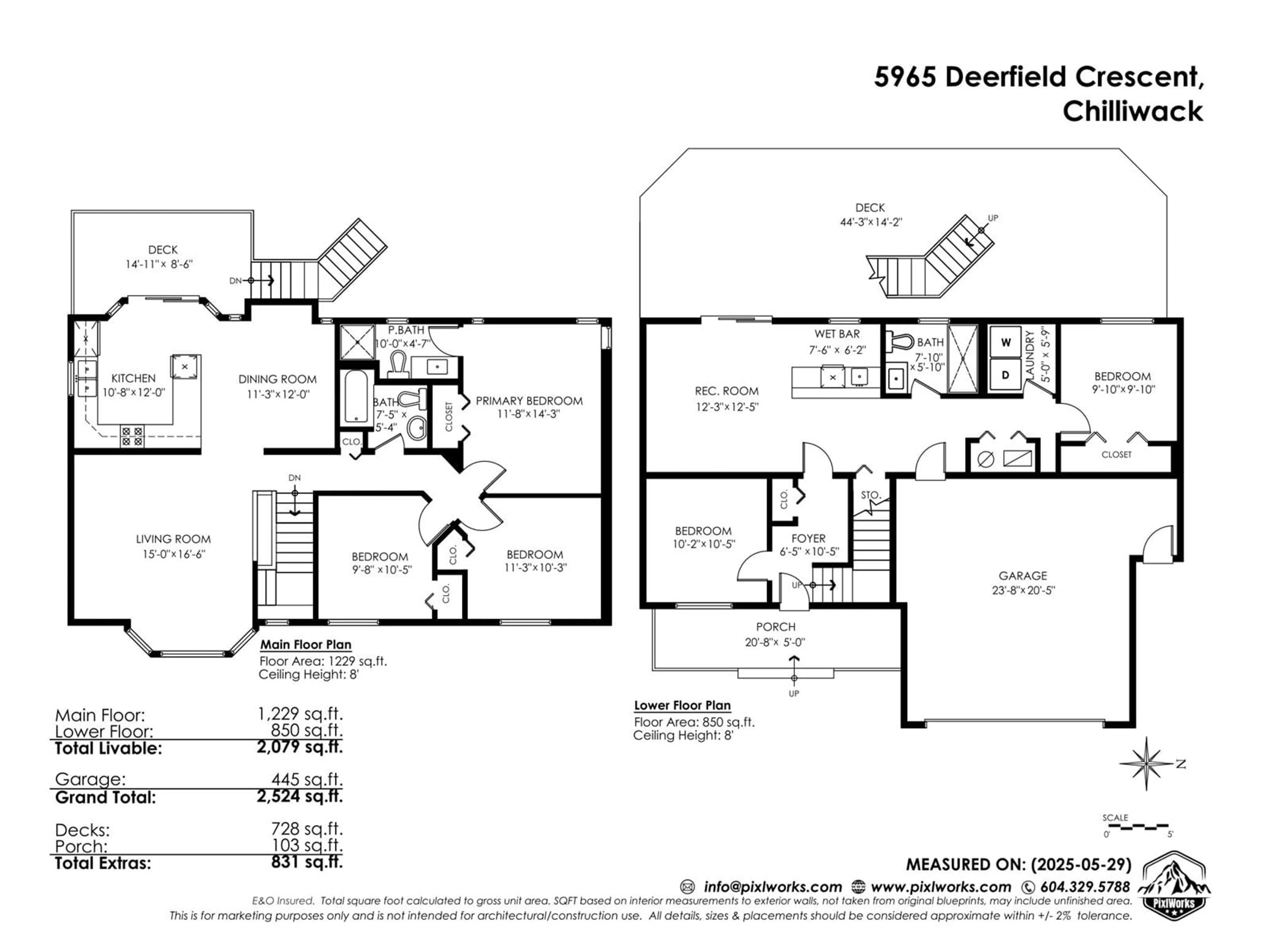 Floor plan for 5965 DEERFIELD CRESCENT, Chilliwack British Columbia V2R2Y2