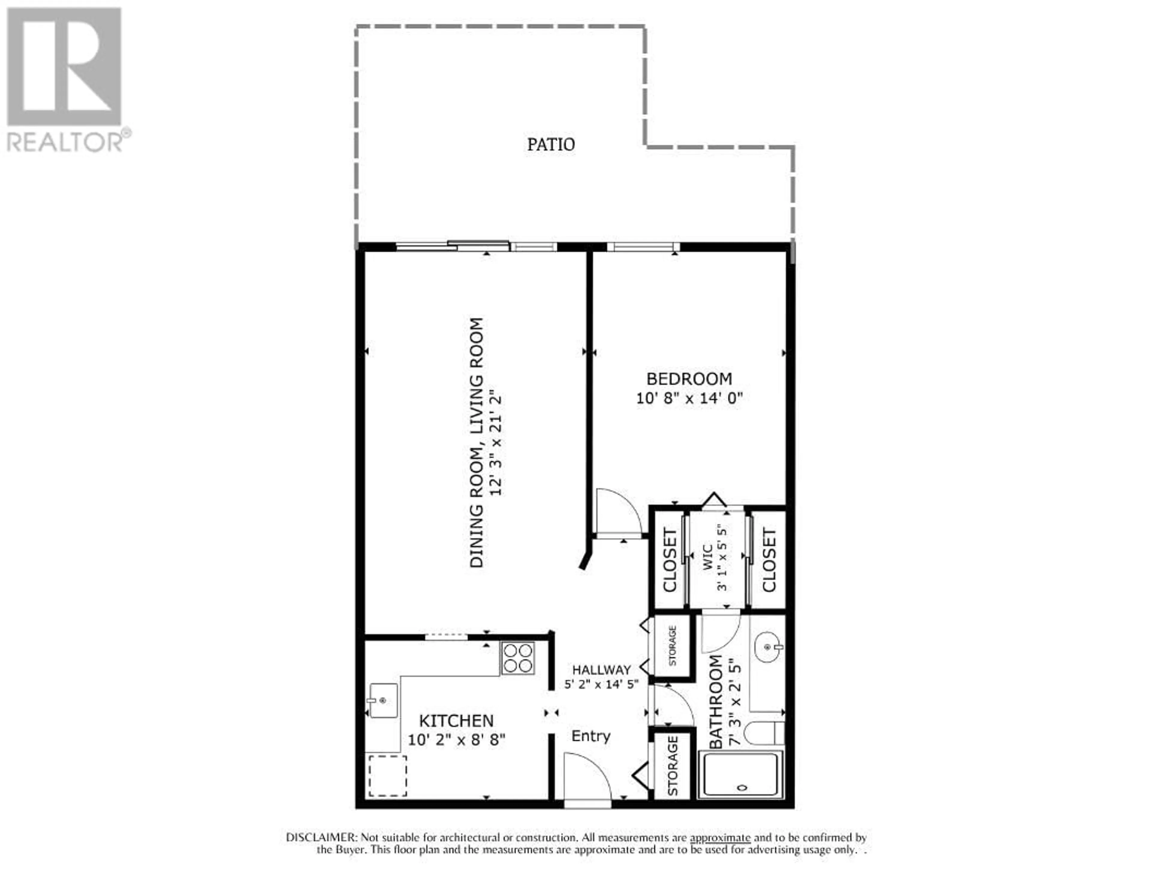 Floor plan for 110 - 1710 13TH AVENUE, Vancouver British Columbia V6J2H1