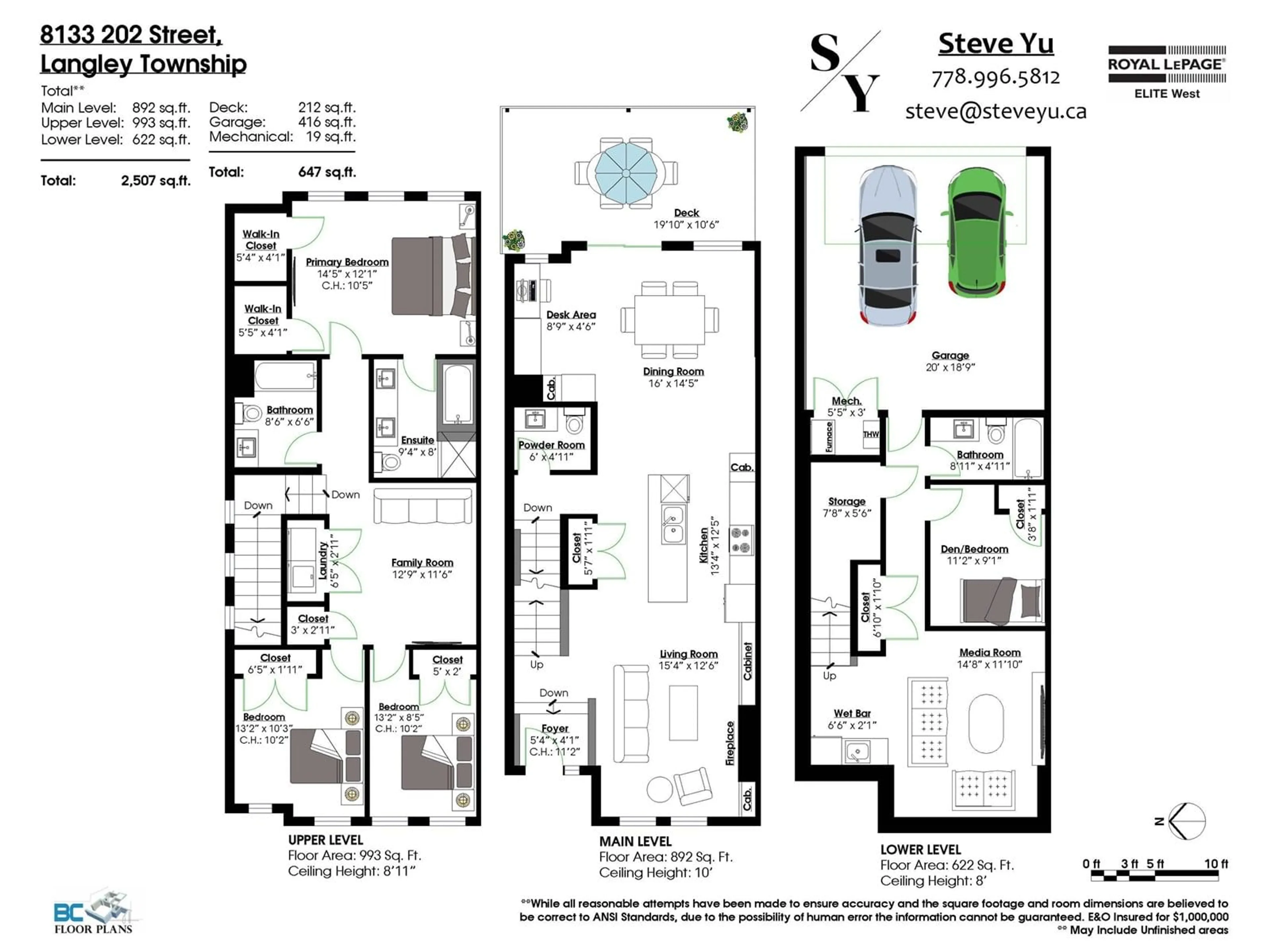 Floor plan for 8133 202, Langley British Columbia V2Y3K2