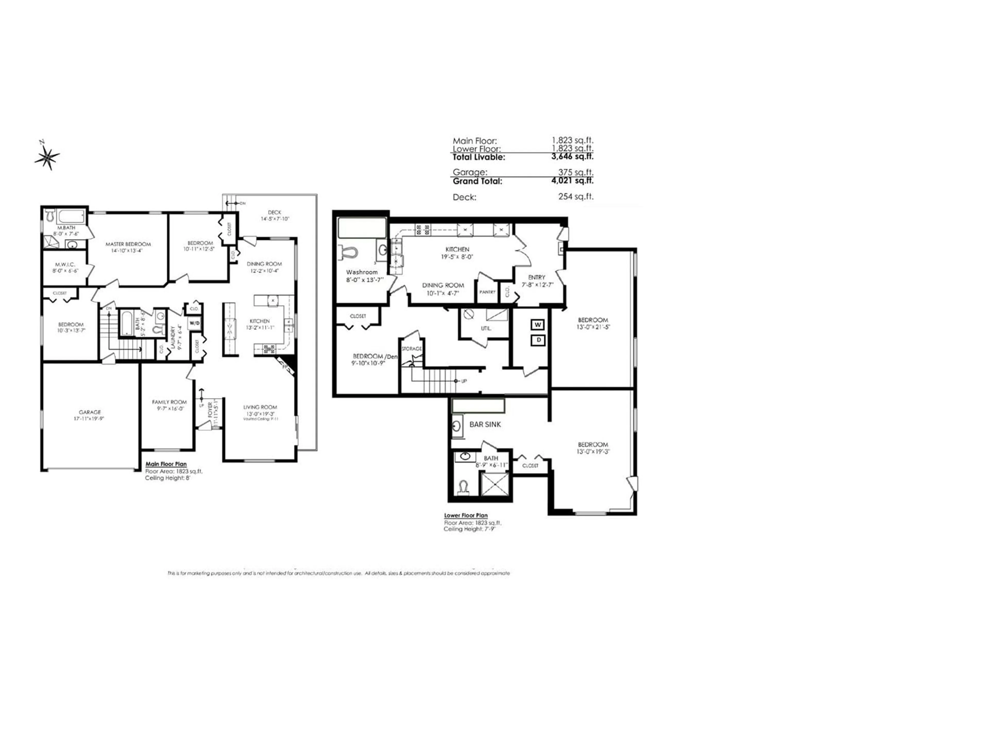 Floor plan for 7978 WEATHERHEAD, Mission British Columbia V2V7B4