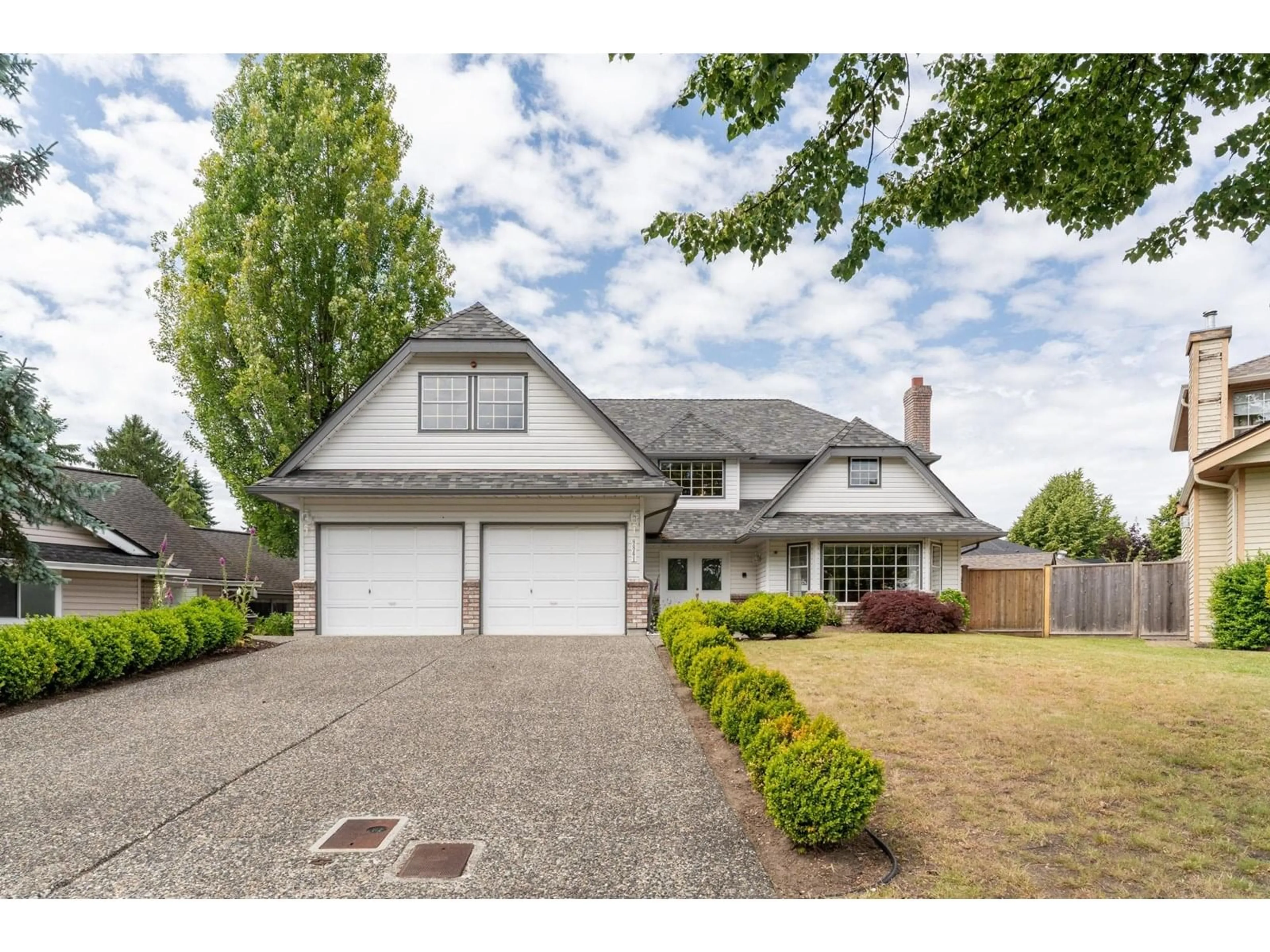 Home with vinyl exterior material, street for 8841 158, Surrey British Columbia V4N2Y7