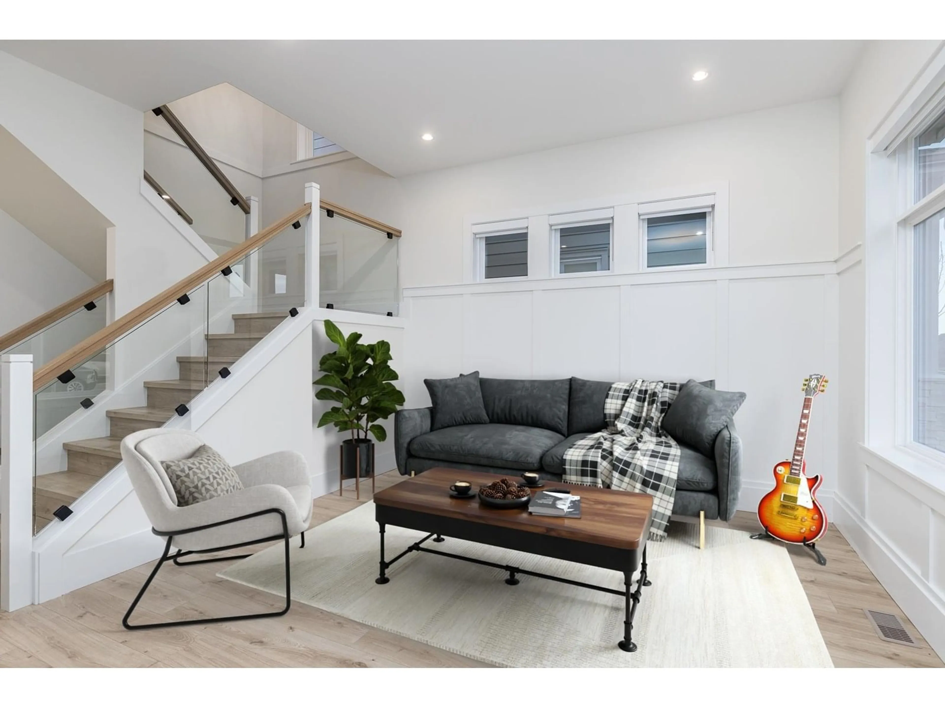Living room with furniture, unknown for 16732 20A, Surrey British Columbia V3Z1J4