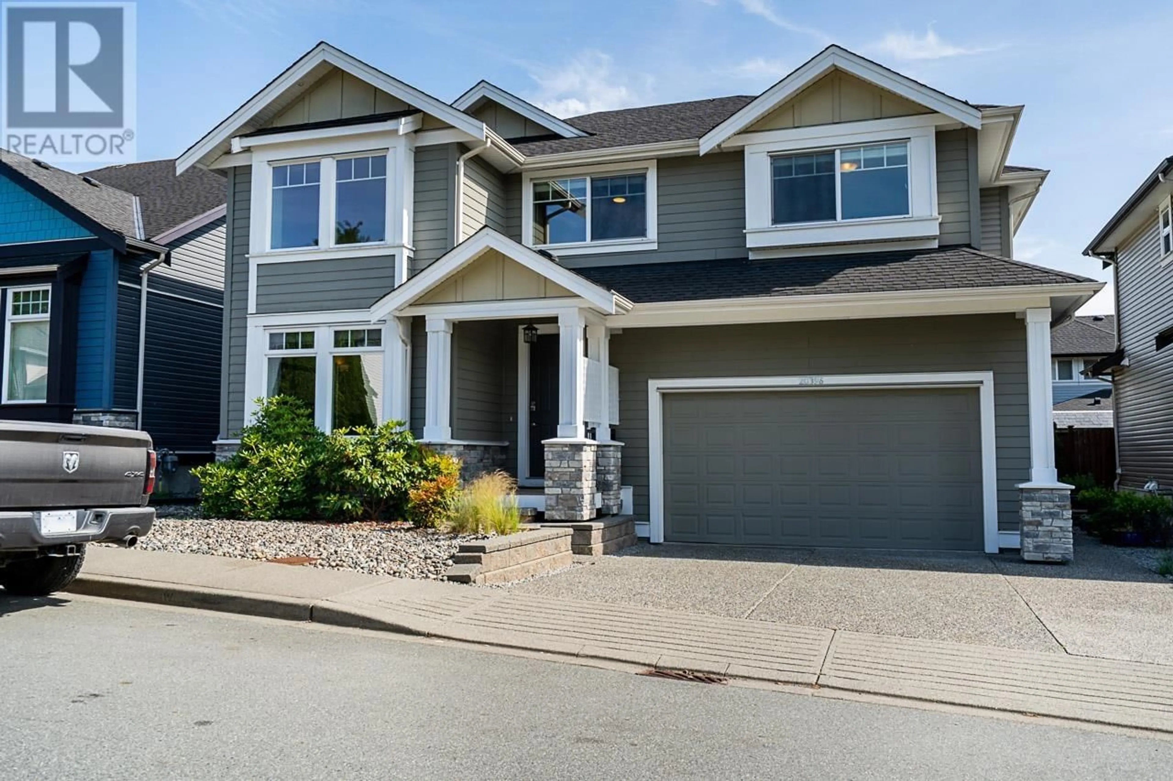 Home with vinyl exterior material, street for 20396 121B AVENUE, Maple Ridge British Columbia V2X2Z5