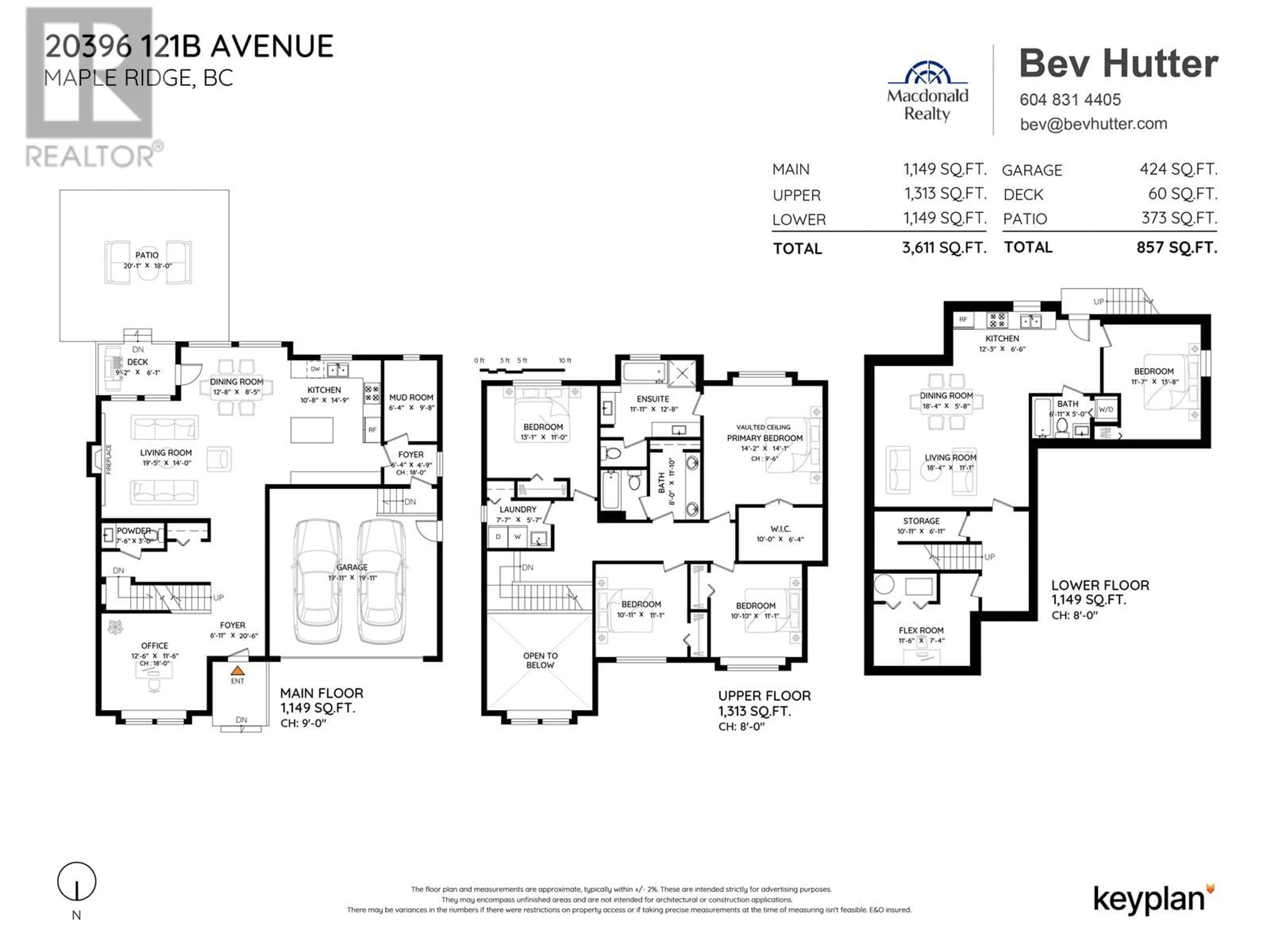 Floor plan for 20396 121B AVENUE, Maple Ridge British Columbia V2X2Z5