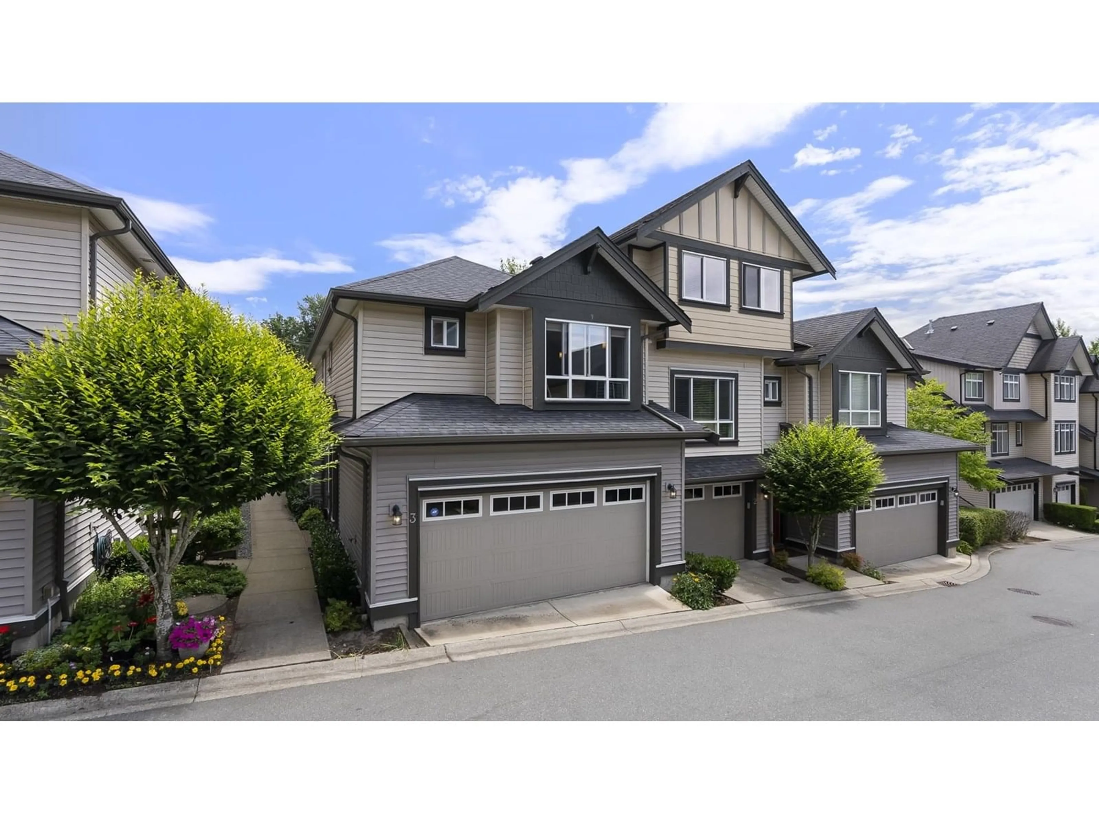 A pic from outside/outdoor area/front of a property/back of a property/a pic from drone, street for 3 - 19938 70TH, Langley British Columbia V2Y3C6