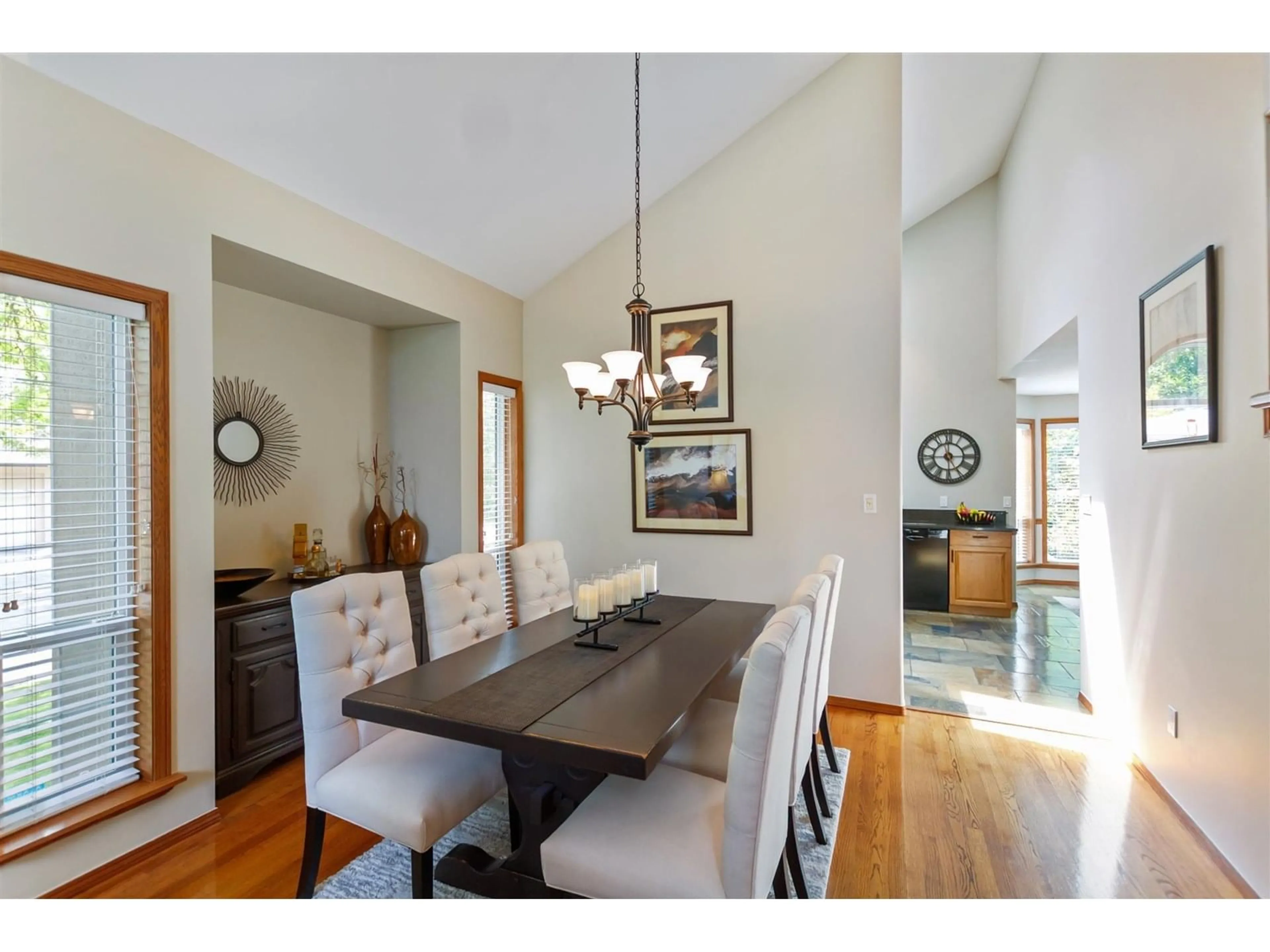 Dining room, wood/laminate floor for 20584 89B, Langley British Columbia V1M2P2