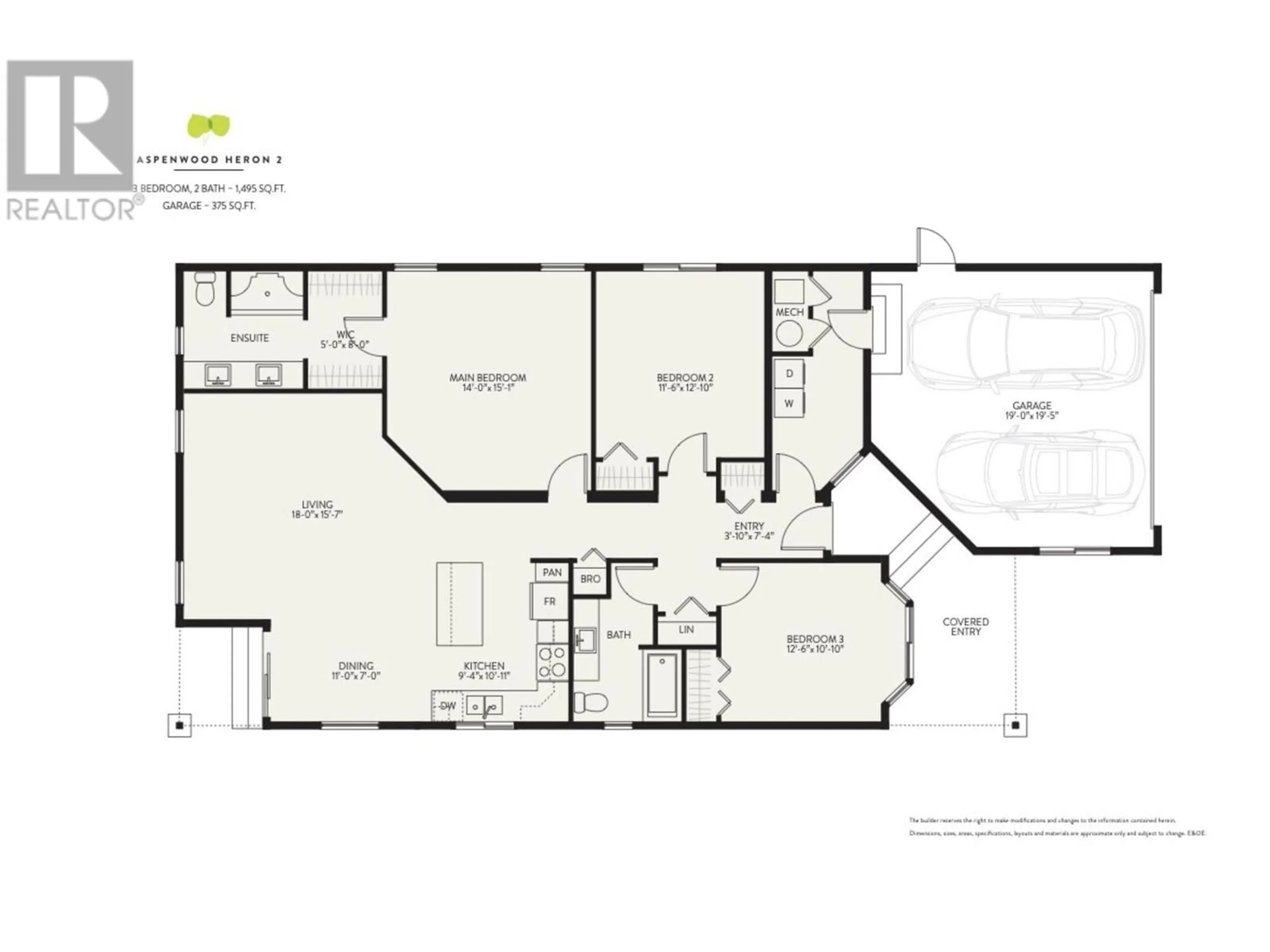 Floor plan for 116 - 9800 SINTICH ROAD, Prince George British Columbia V2N6E2