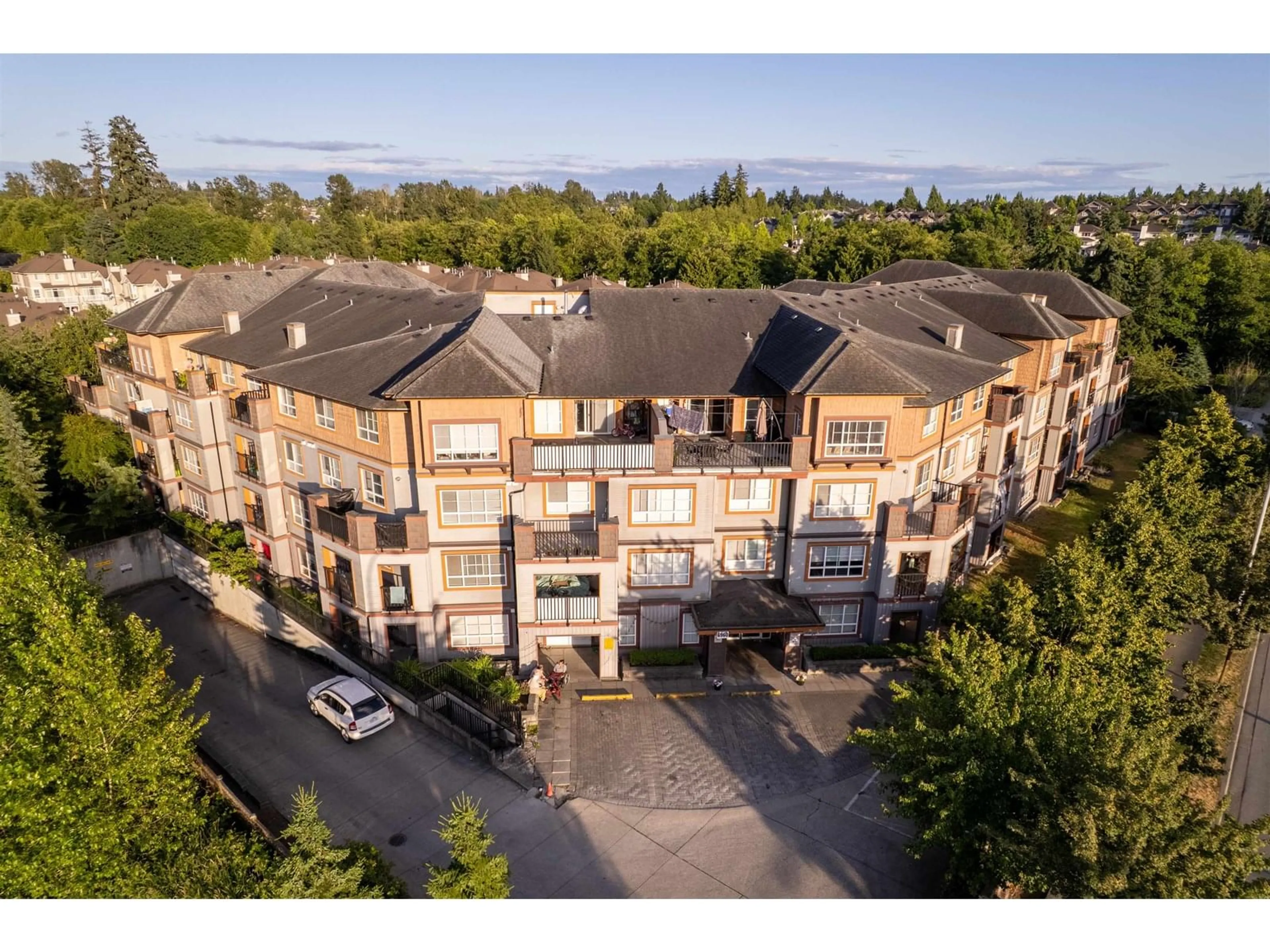 A pic from outside/outdoor area/front of a property/back of a property/a pic from drone, unknown for 314 - 6960 120, Surrey British Columbia V3W1V4