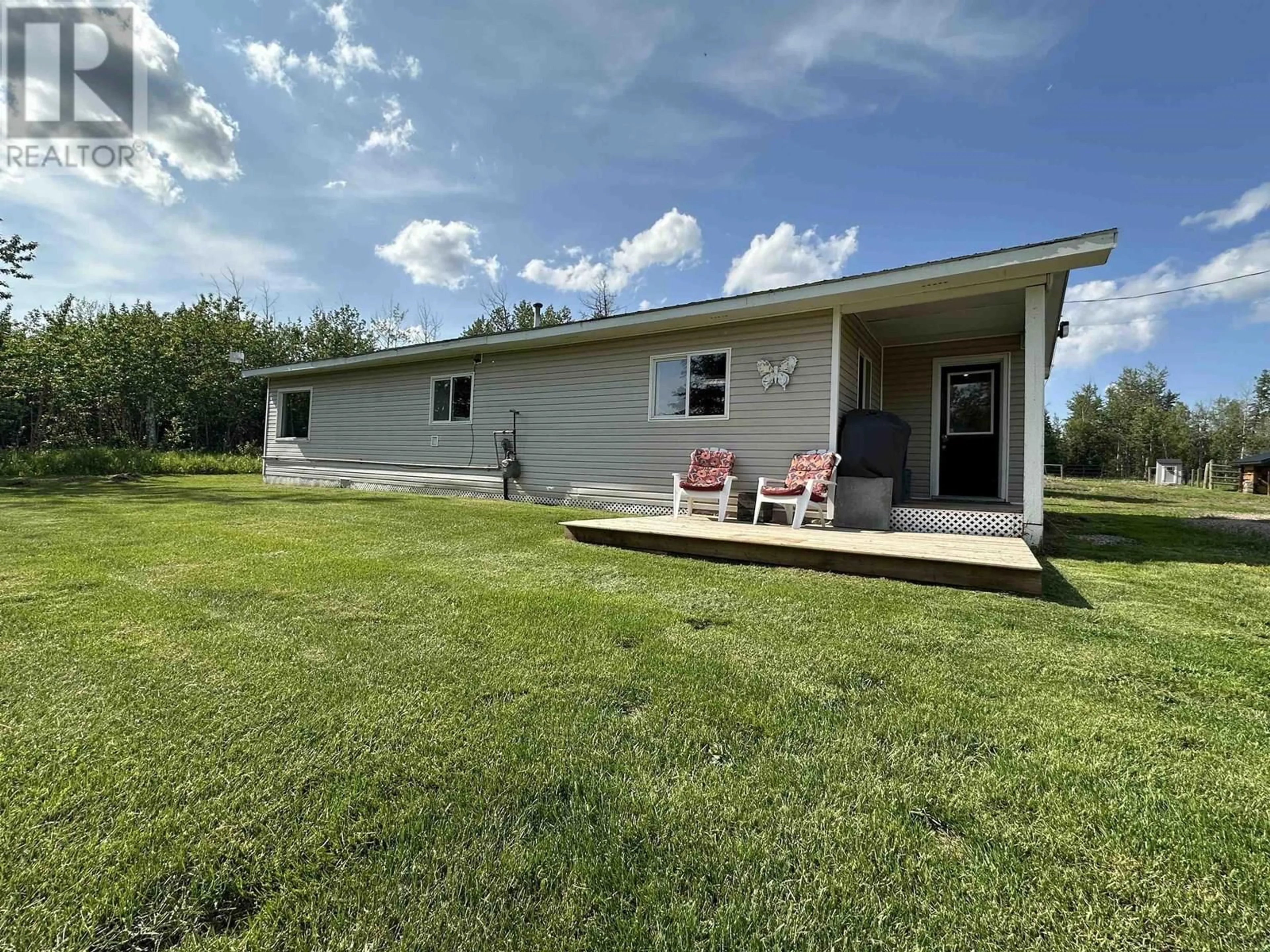 A pic from outside/outdoor area/front of a property/back of a property/a pic from drone, water/lake/river/ocean view for 14845 SEQUOIA STREET, Charlie Lake British Columbia V1J8L8