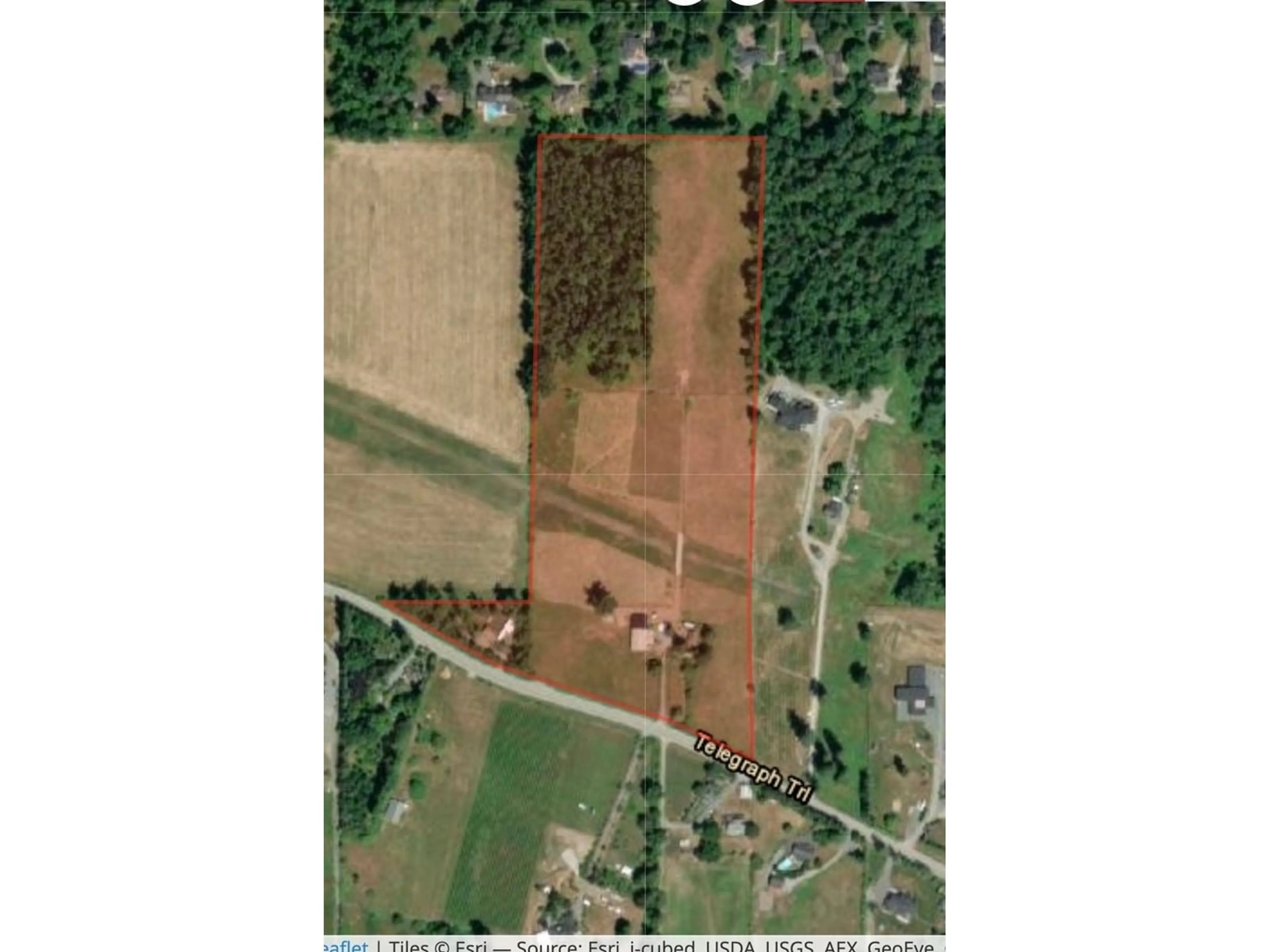 A pic from outside/outdoor area/front of a property/back of a property/a pic from drone, street for 22015 TELEGRAPH, Langley British Columbia V1M3S6