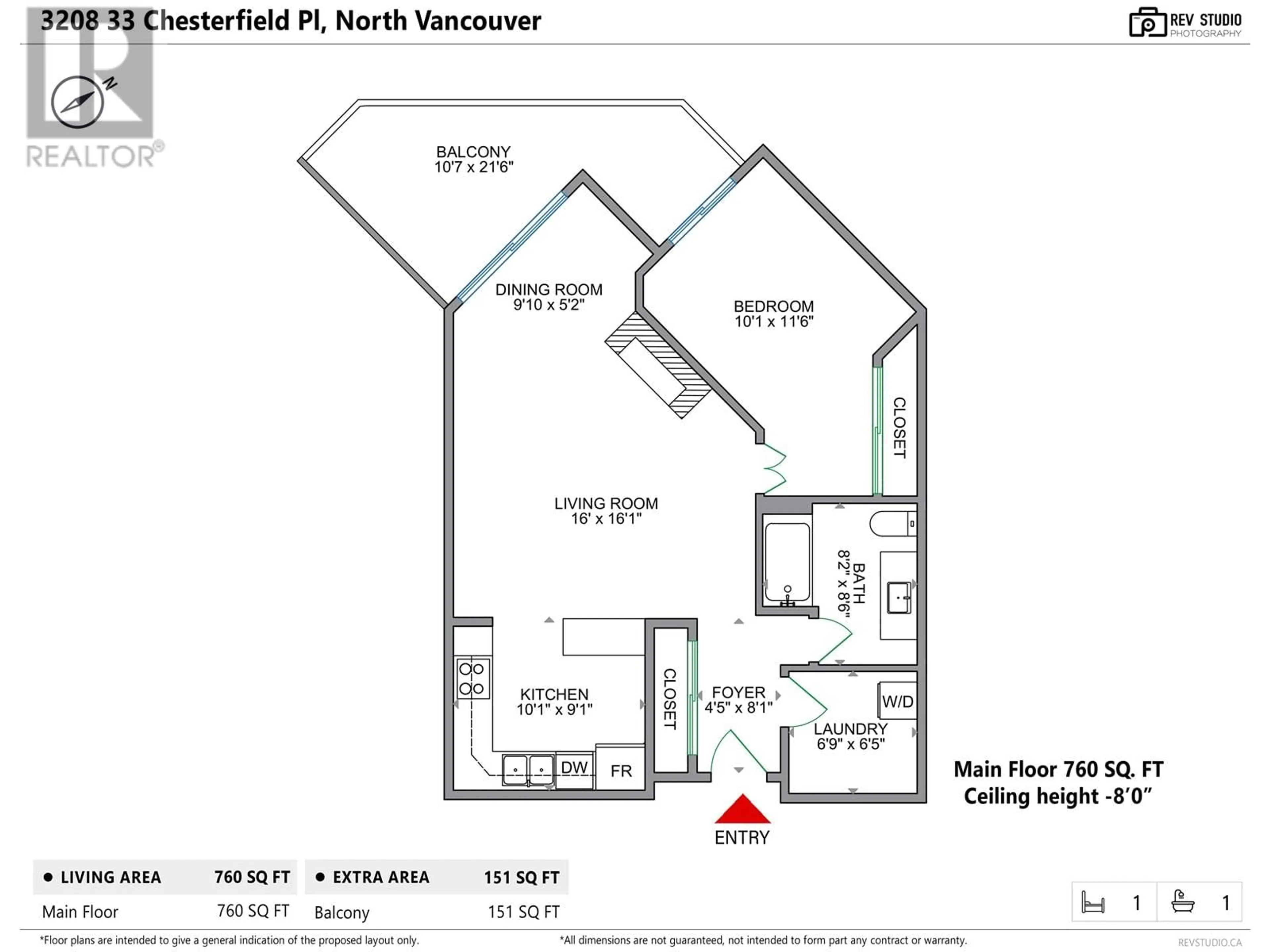 Floor plan for 3208 - 33 CHESTERFIELD PLACE, North Vancouver British Columbia V7M3K4