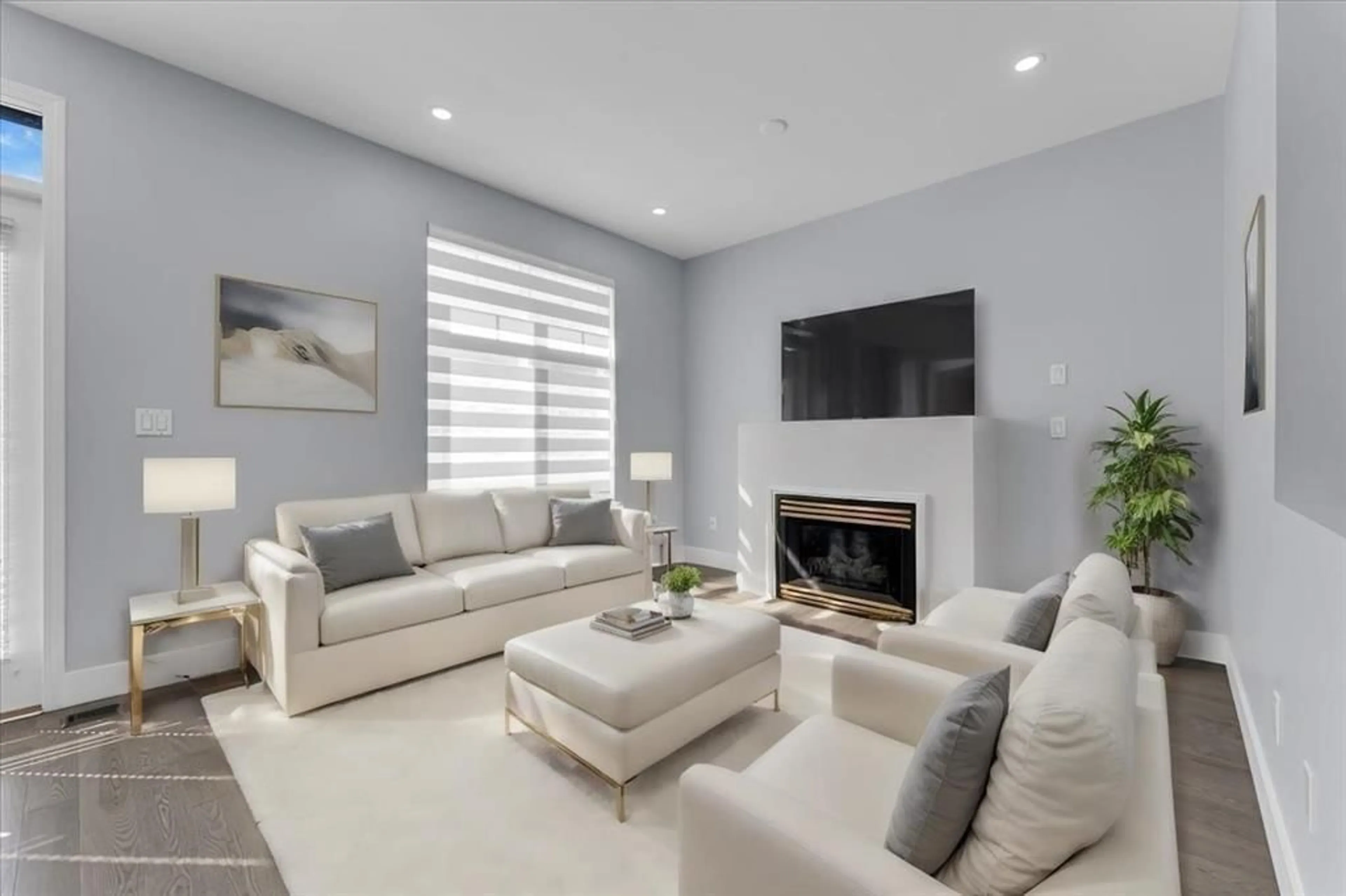 Living room with furniture, unknown for 14852 58, Surrey British Columbia V3S8W4