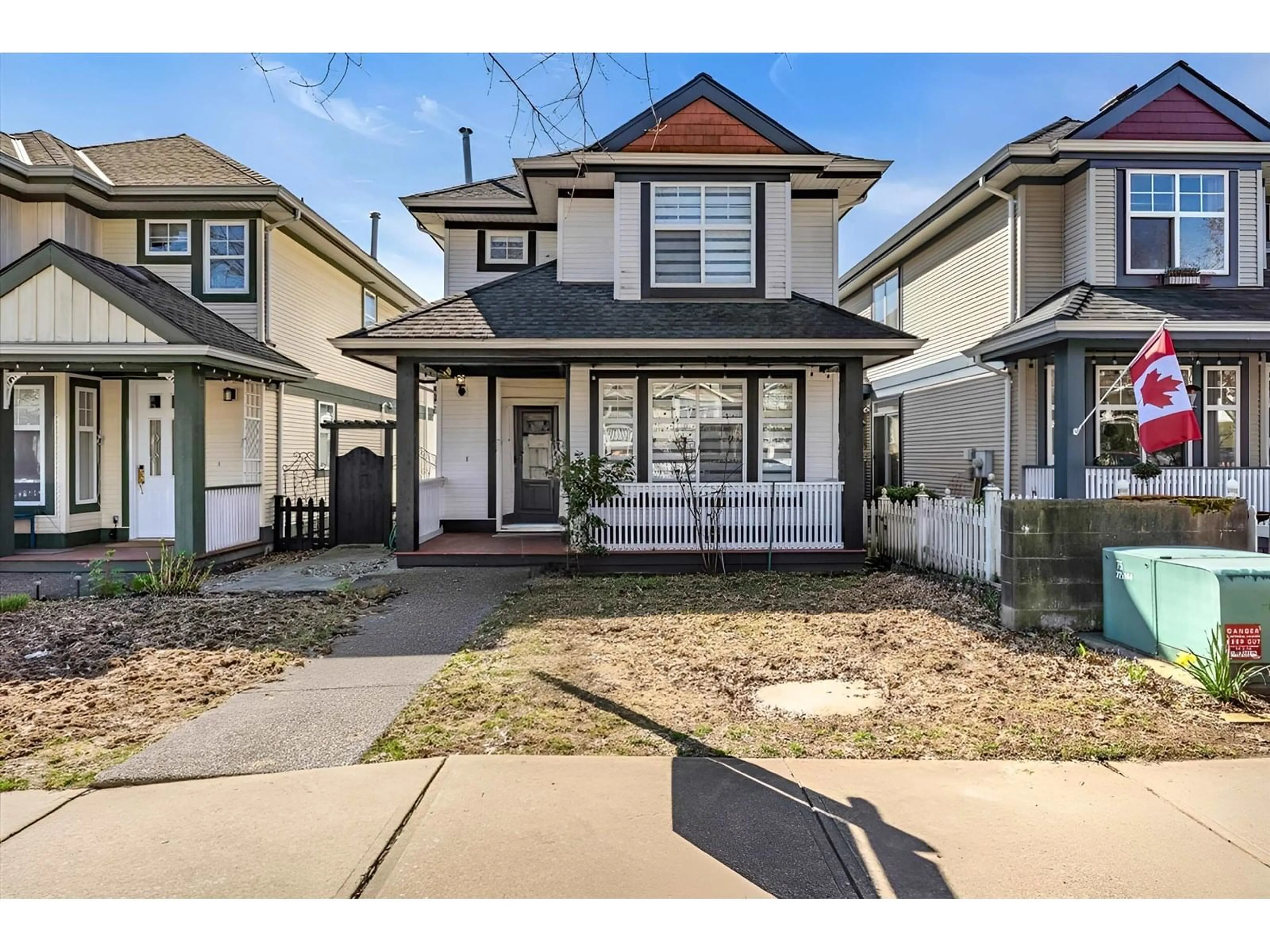 Home with vinyl exterior material, street for 14852 58, Surrey British Columbia V3S8W4