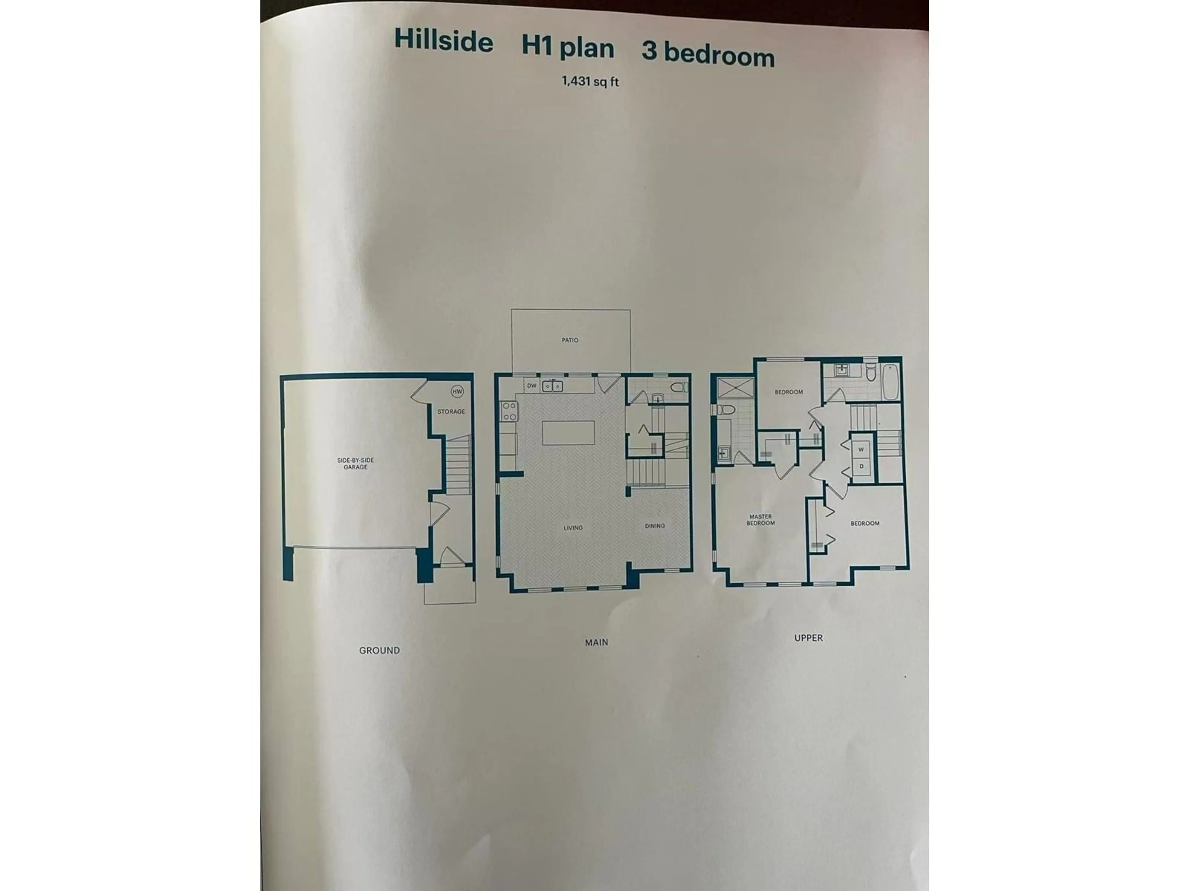 Floor plan for 64 - 15828 27TH, Surrey British Columbia V3Z0X4