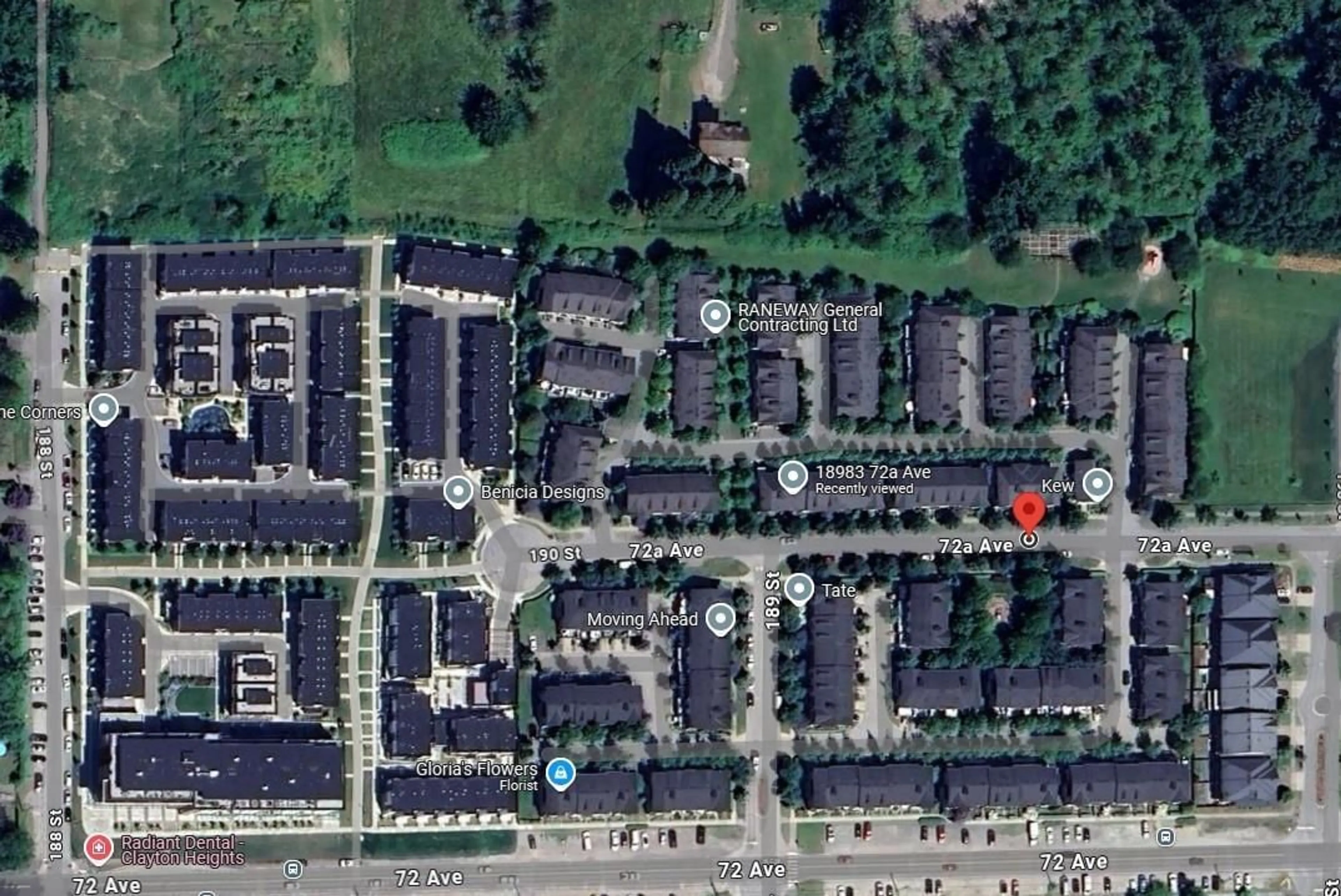 A pic from outside/outdoor area/front of a property/back of a property/a pic from drone, street for 32 - 18983 72A, Surrey British Columbia V4N1A5