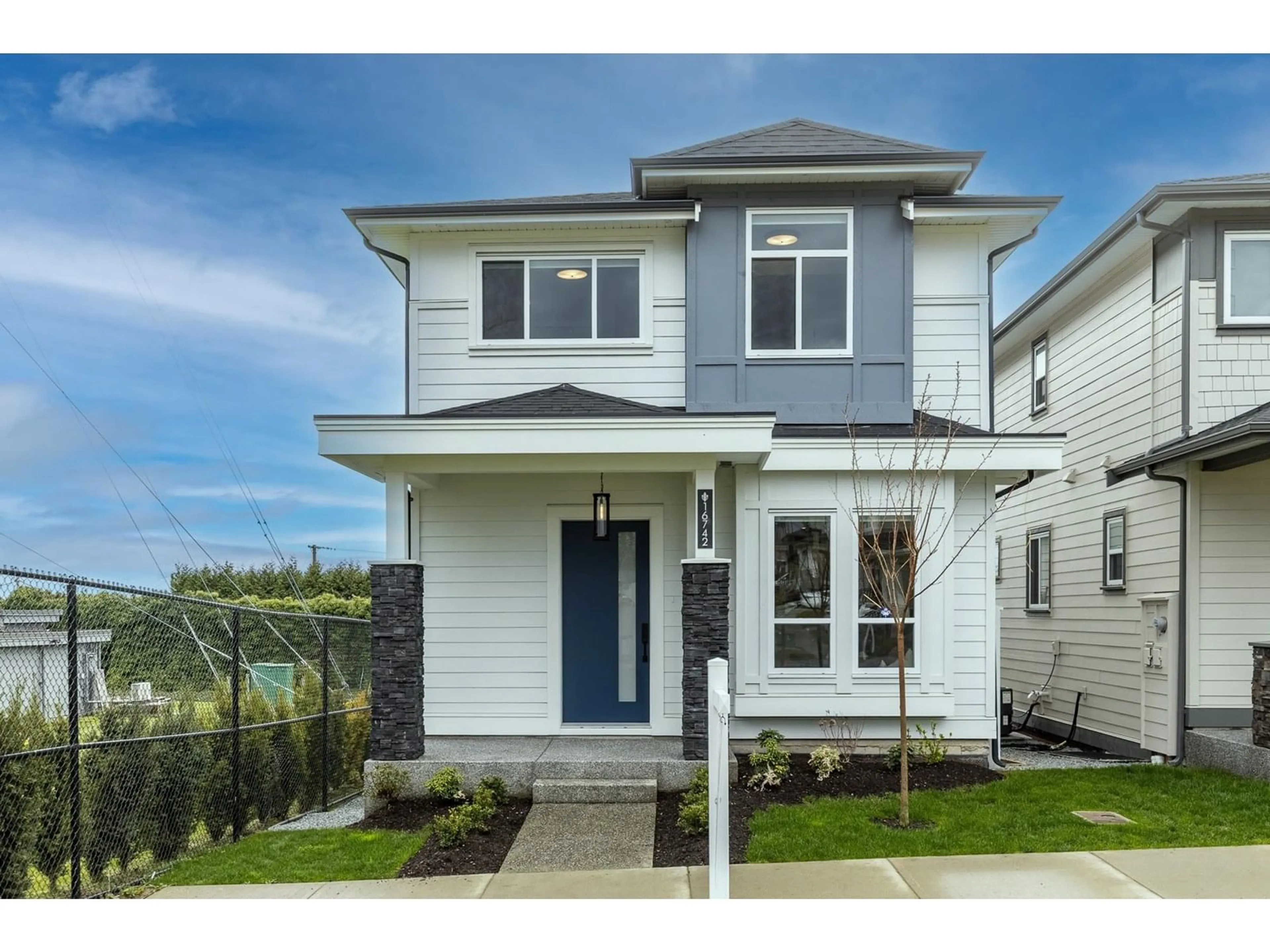 Home with vinyl exterior material, street for 16742 20A, Surrey British Columbia V3Z1J4
