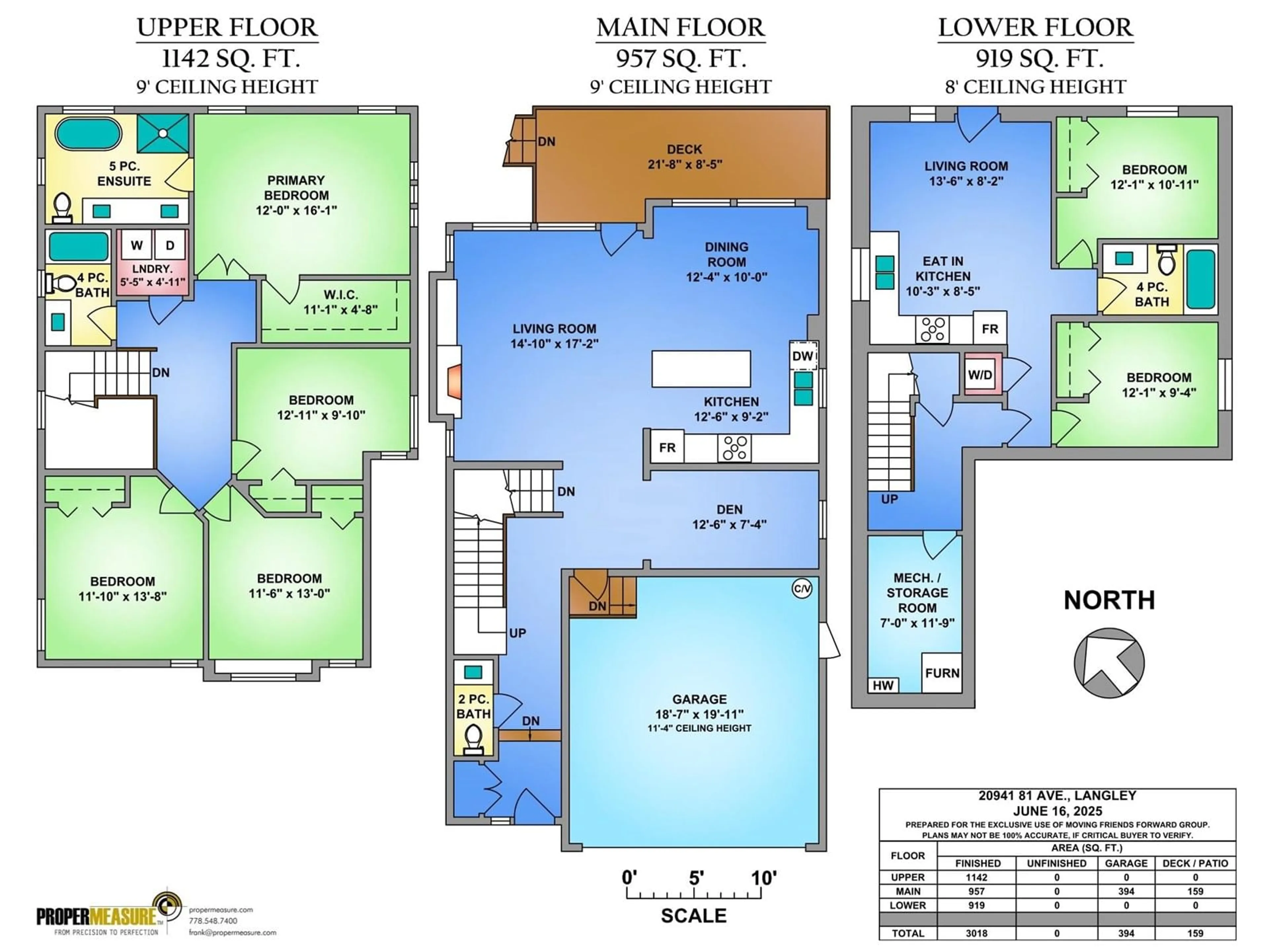 Floor plan for 20941 81, Langley British Columbia V2Y0R2