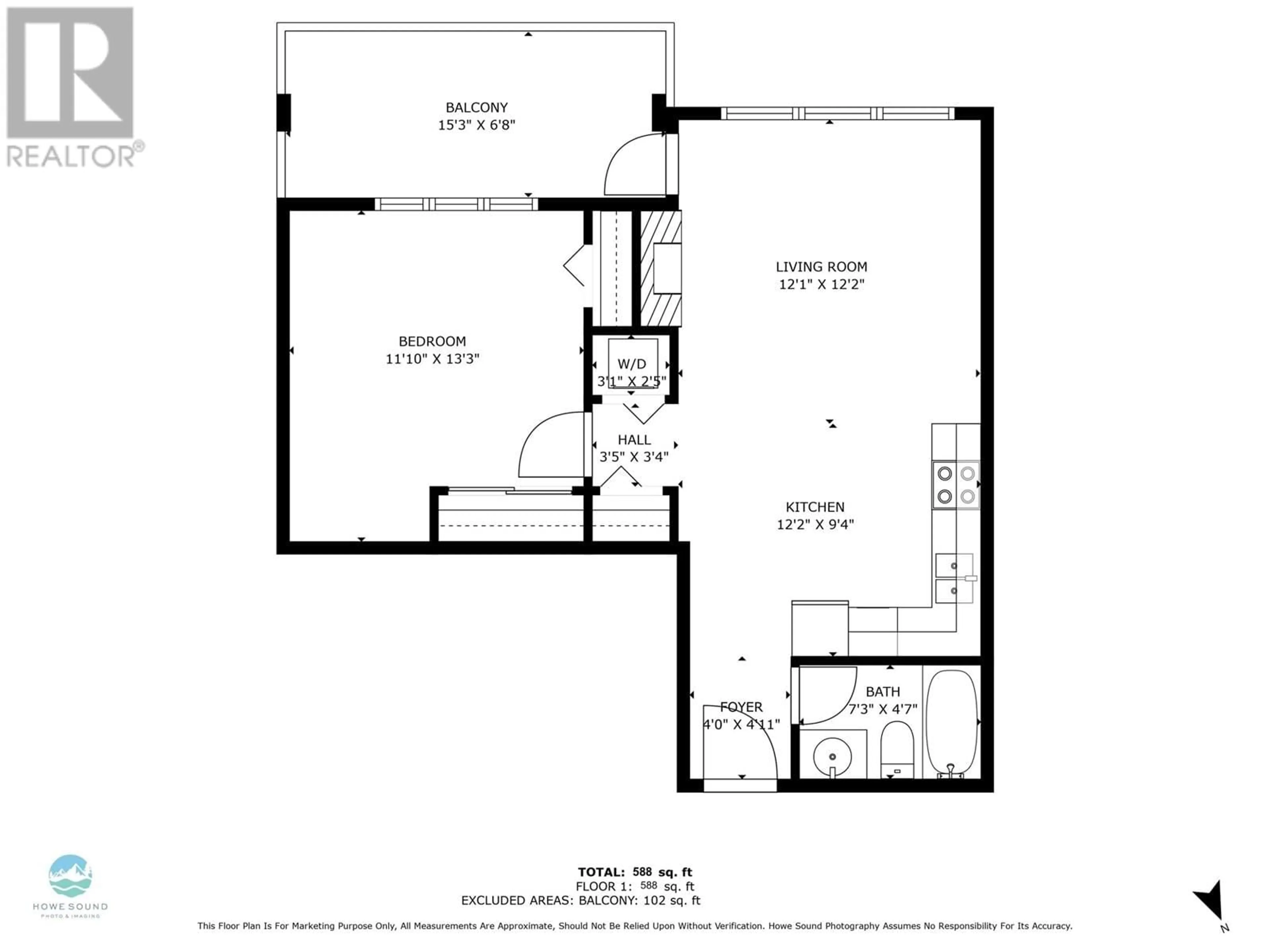 Floor plan for 320 - 1211 VILLAGE GREEN WAY, Squamish British Columbia V8B0R7
