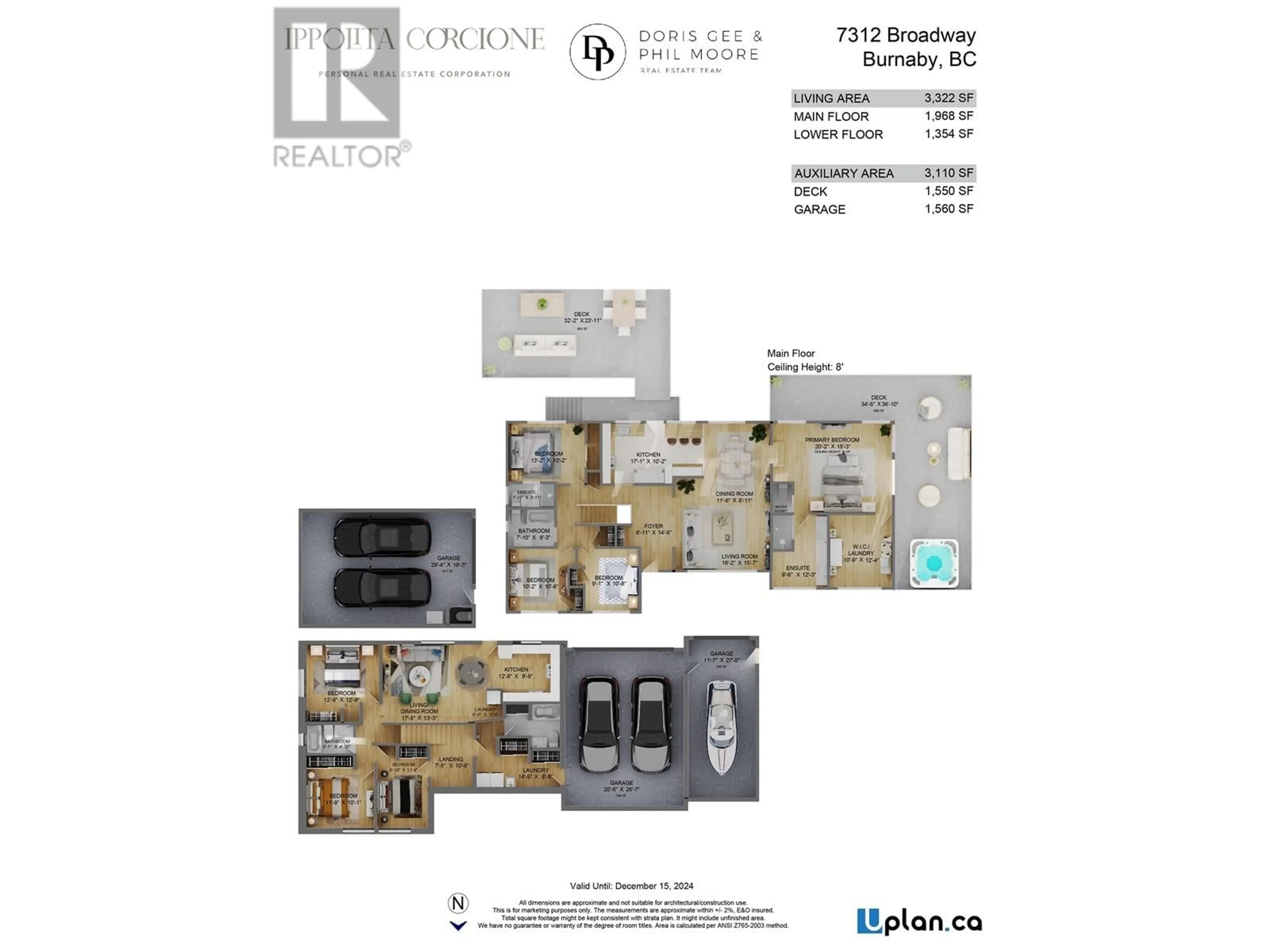 Floor plan for 7312 BROADWAY, Burnaby British Columbia V5A1S2