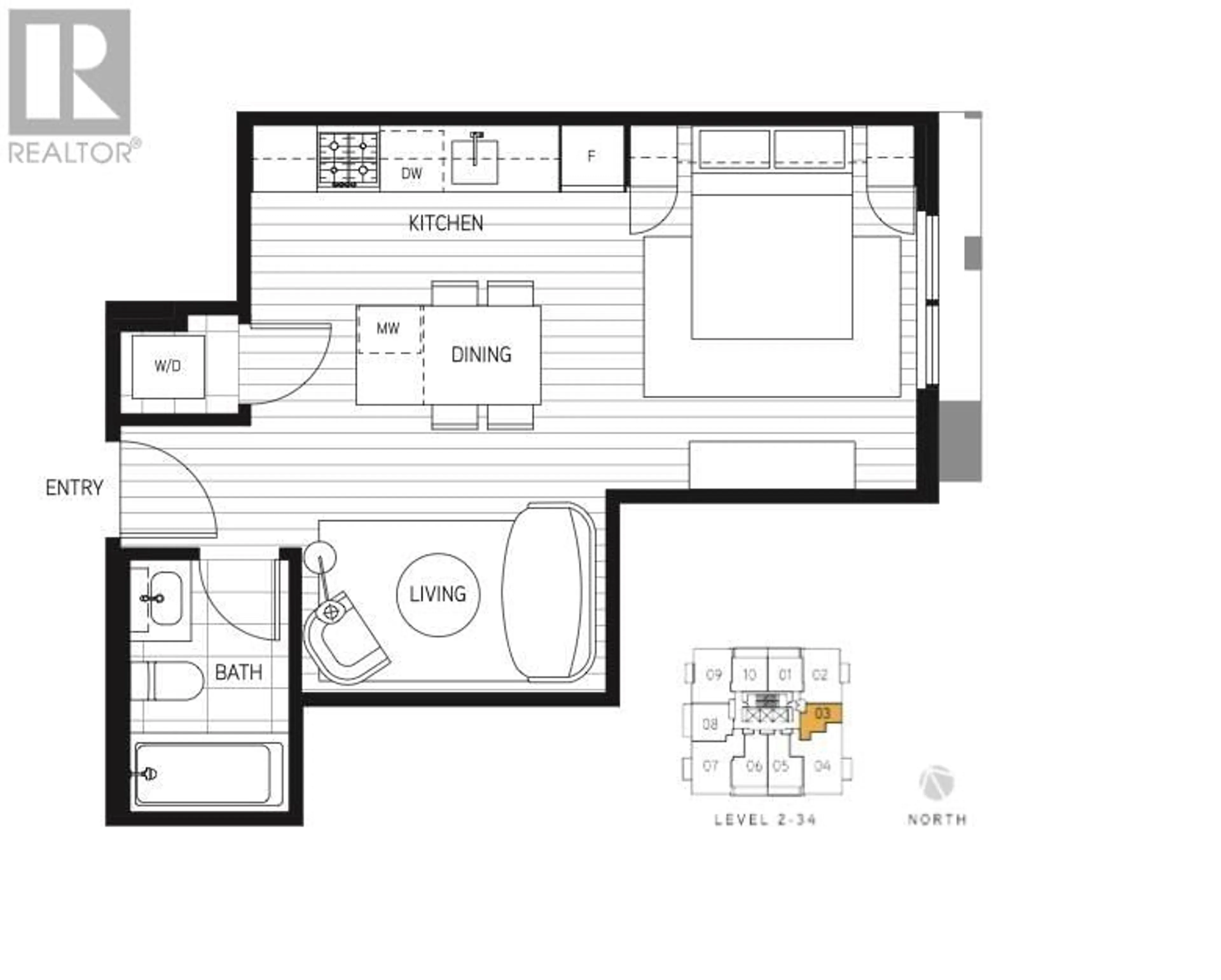 Floor plan for 2903 - 6537 TELFORD AVENUE, Burnaby British Columbia V5H0K9