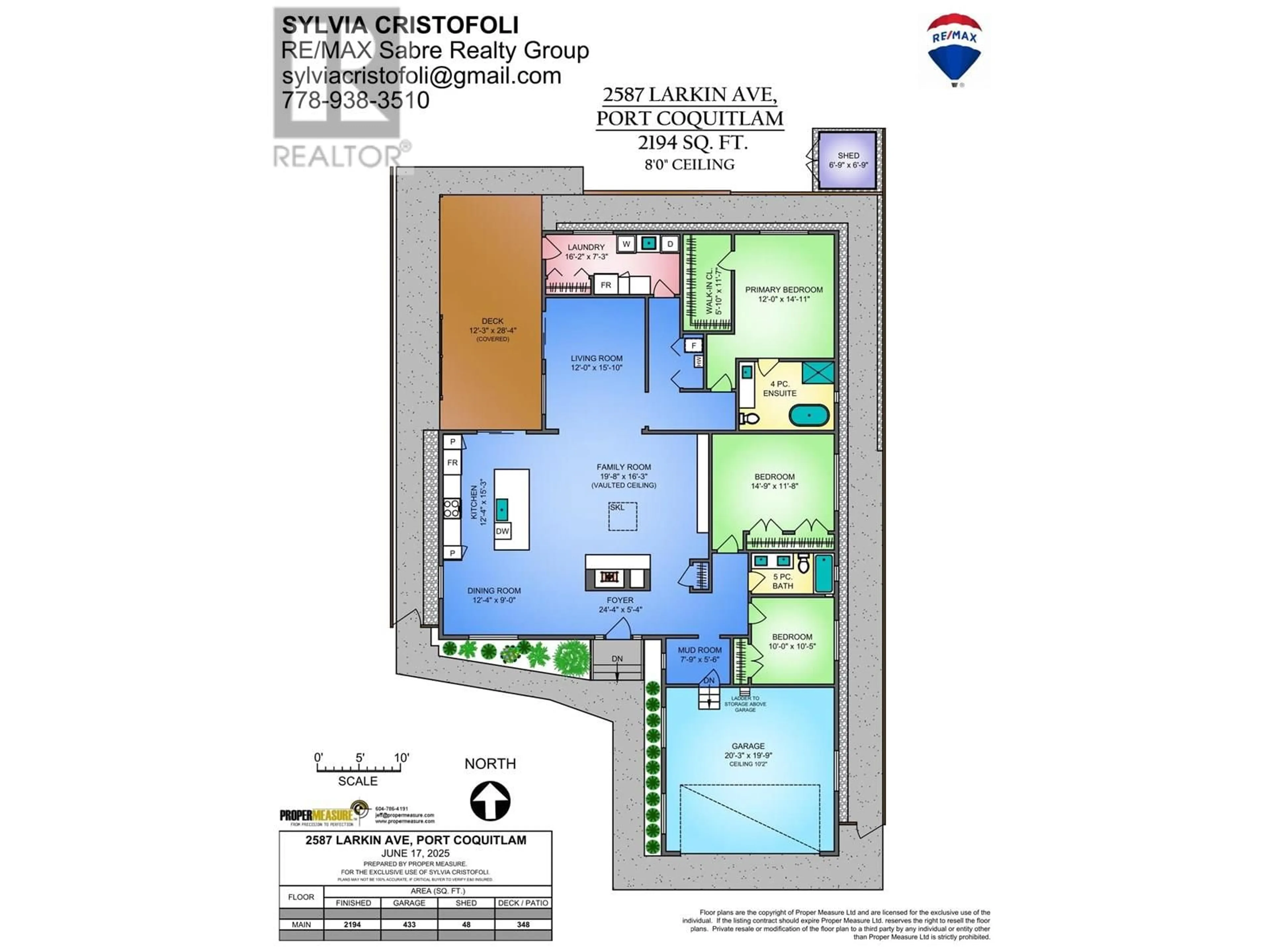 Floor plan for 2587 LARKIN AVENUE, Port Coquitlam British Columbia V3B2H8
