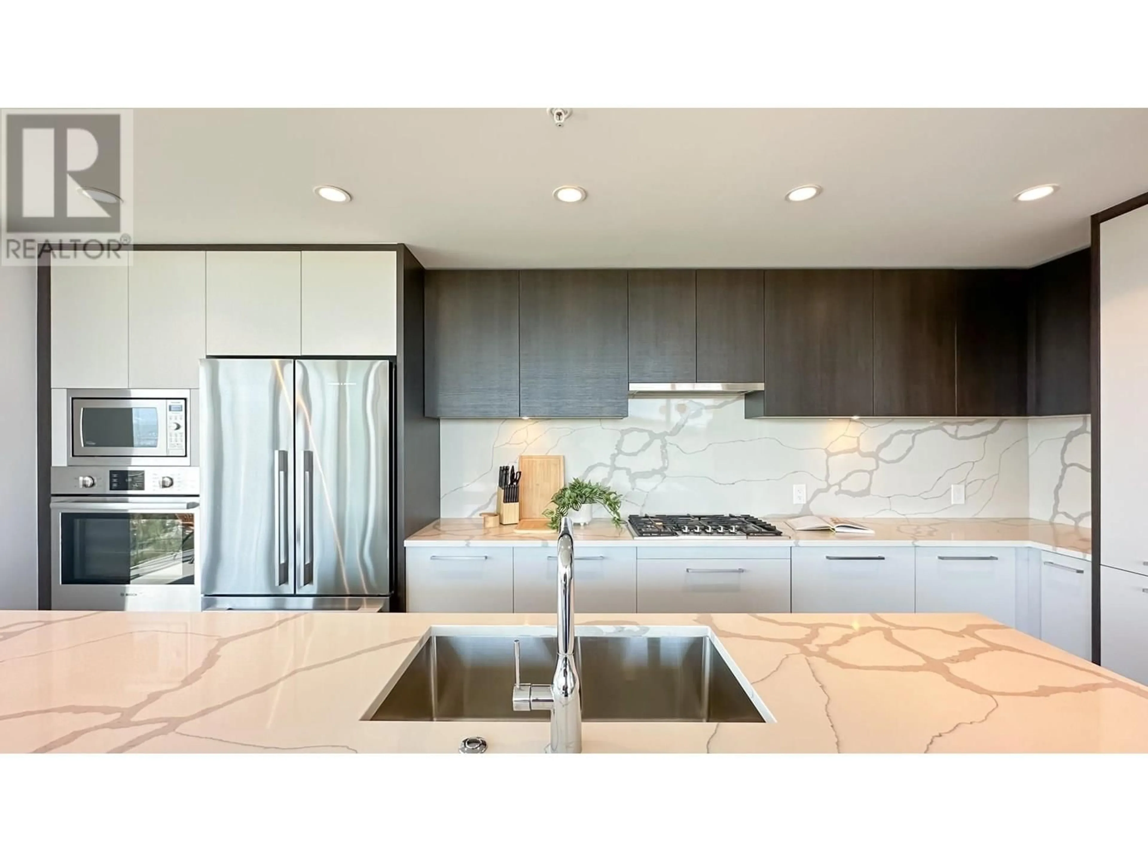 Contemporary kitchen, ceramic/tile floor for 4702 - 567 CLARKE ROAD, Coquitlam British Columbia V3J0K7