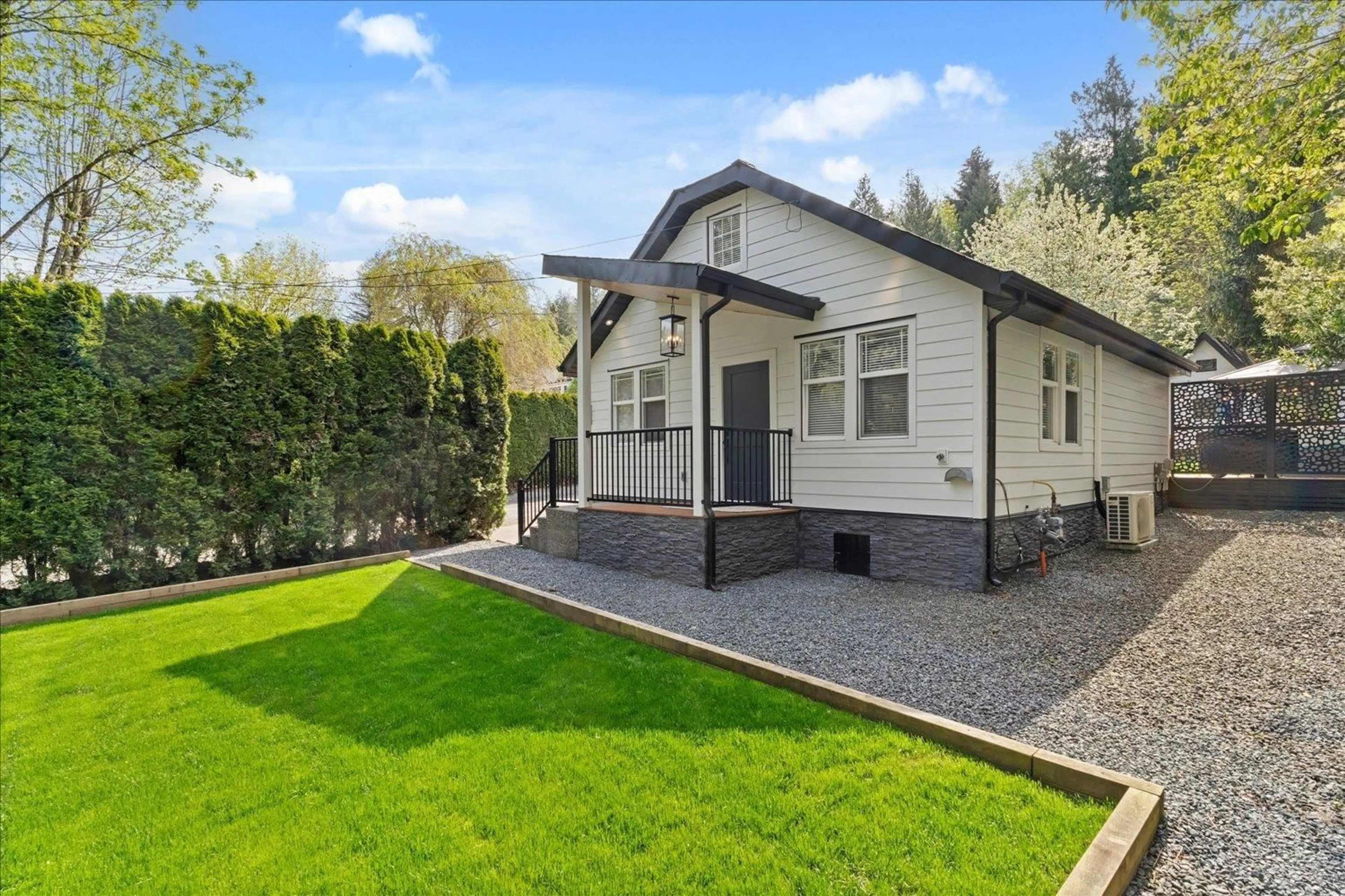 Home with vinyl exterior material, street for 45346 VEDDER MOUNTAIN ROAD, Cultus Lake British Columbia V2R4C3