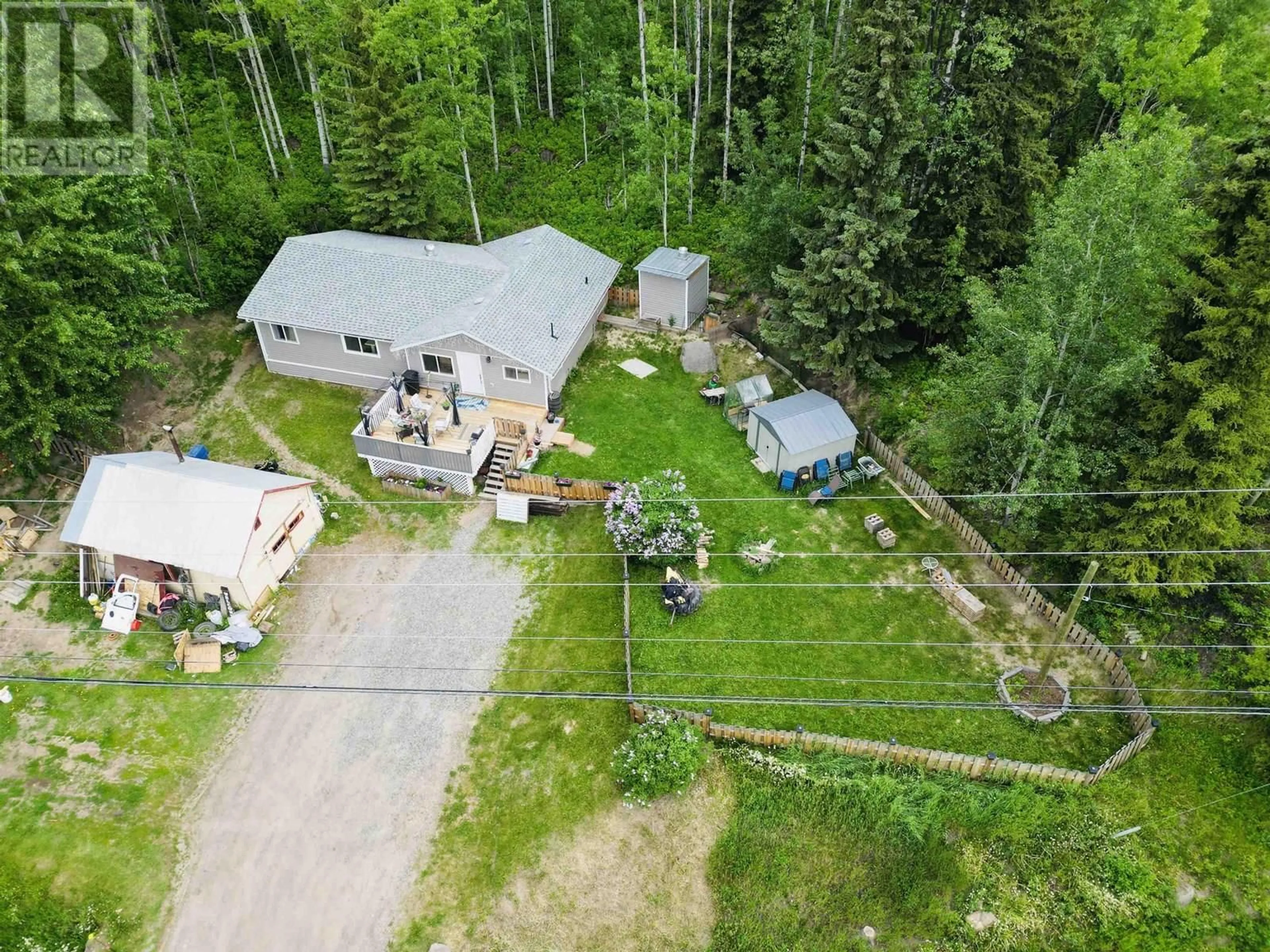 A pic from outside/outdoor area/front of a property/back of a property/a pic from drone, unknown for 2100 NASH ROAD, Burns Lake British Columbia V0J1E1