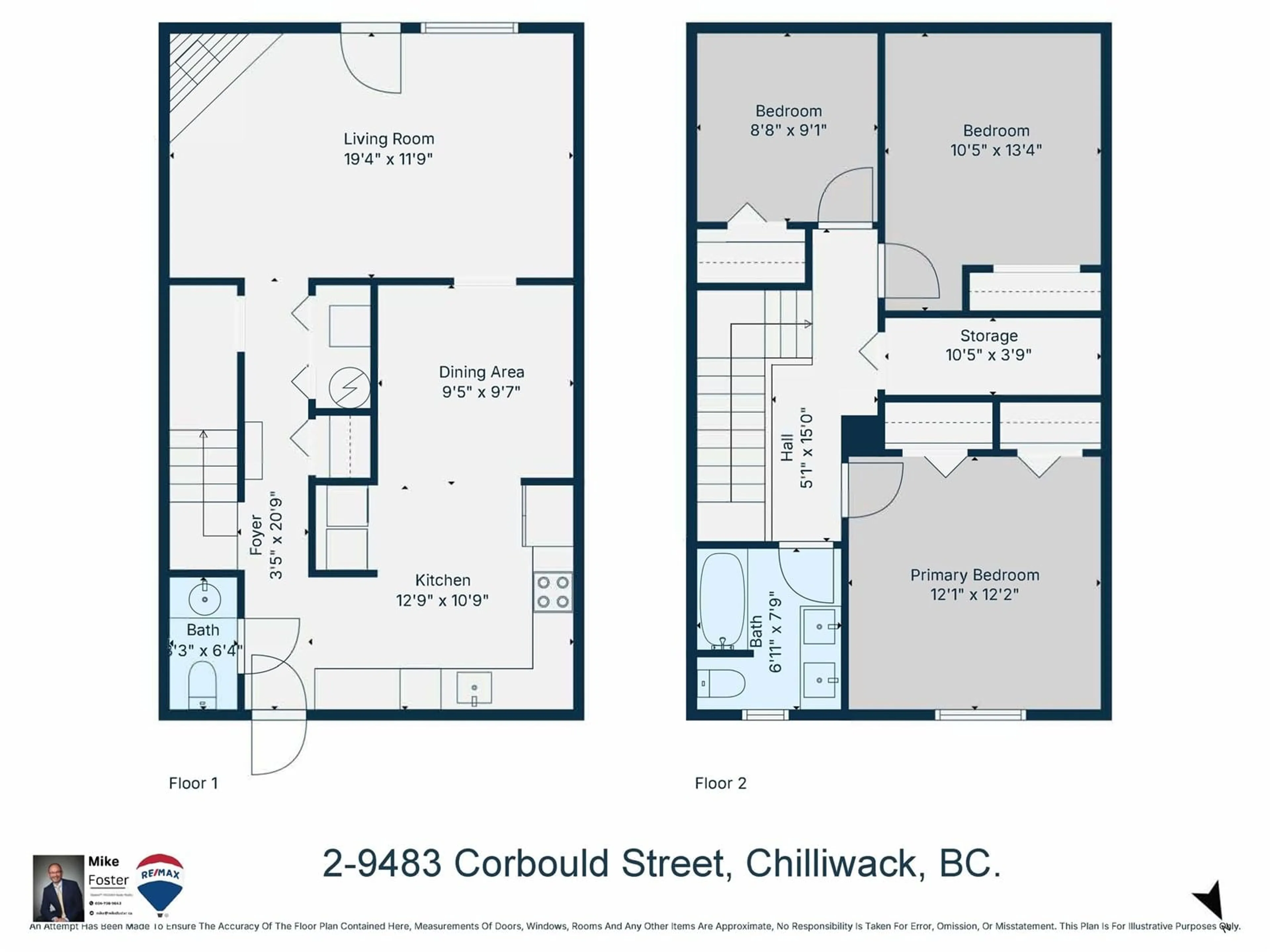 Floor plan for 2 - 9483 CORBOULD STREET, Chilliwack British Columbia V2P4A7