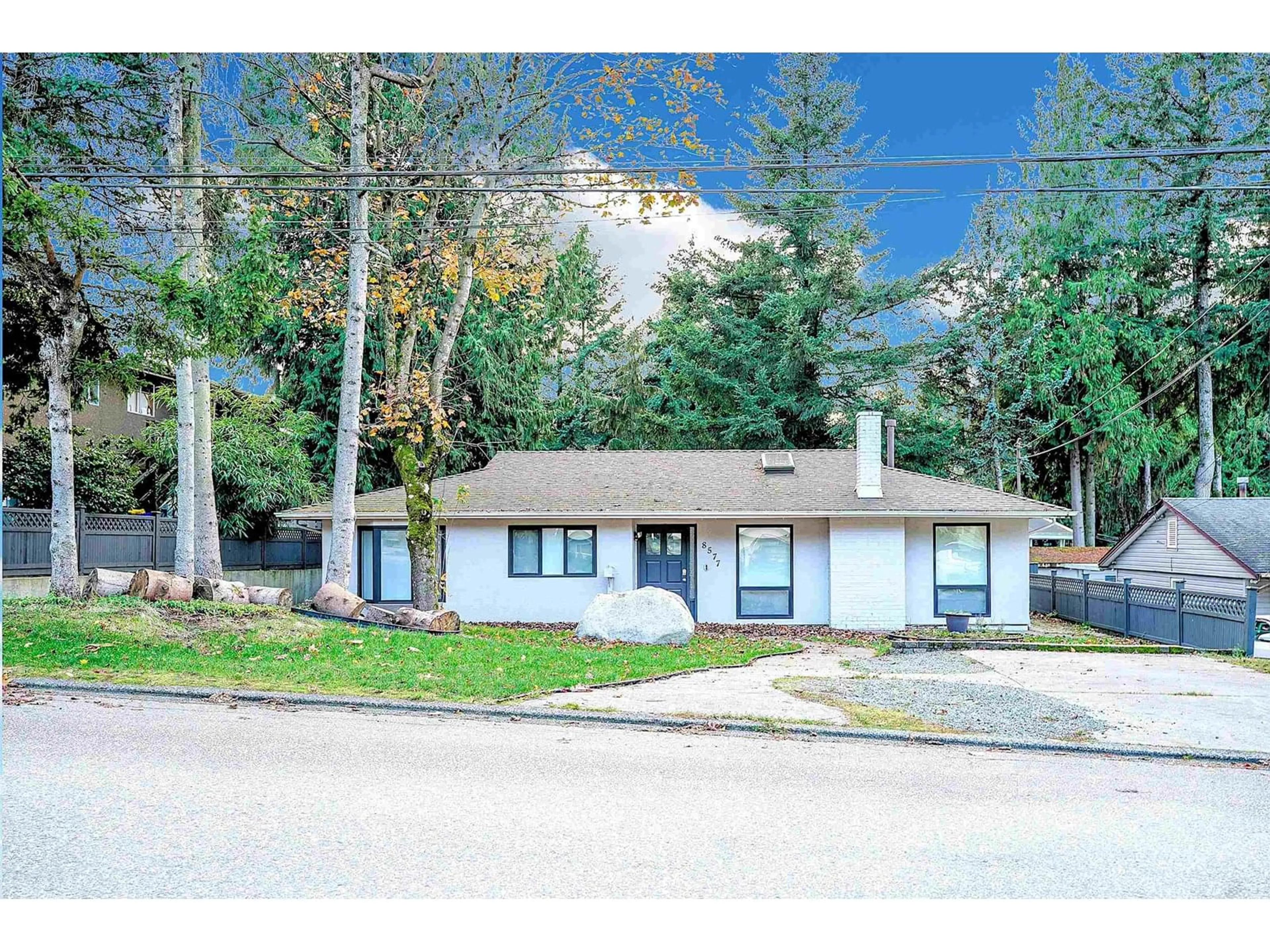 Home with vinyl exterior material, street for 8577 TERRACE, Delta British Columbia V4C3Z3