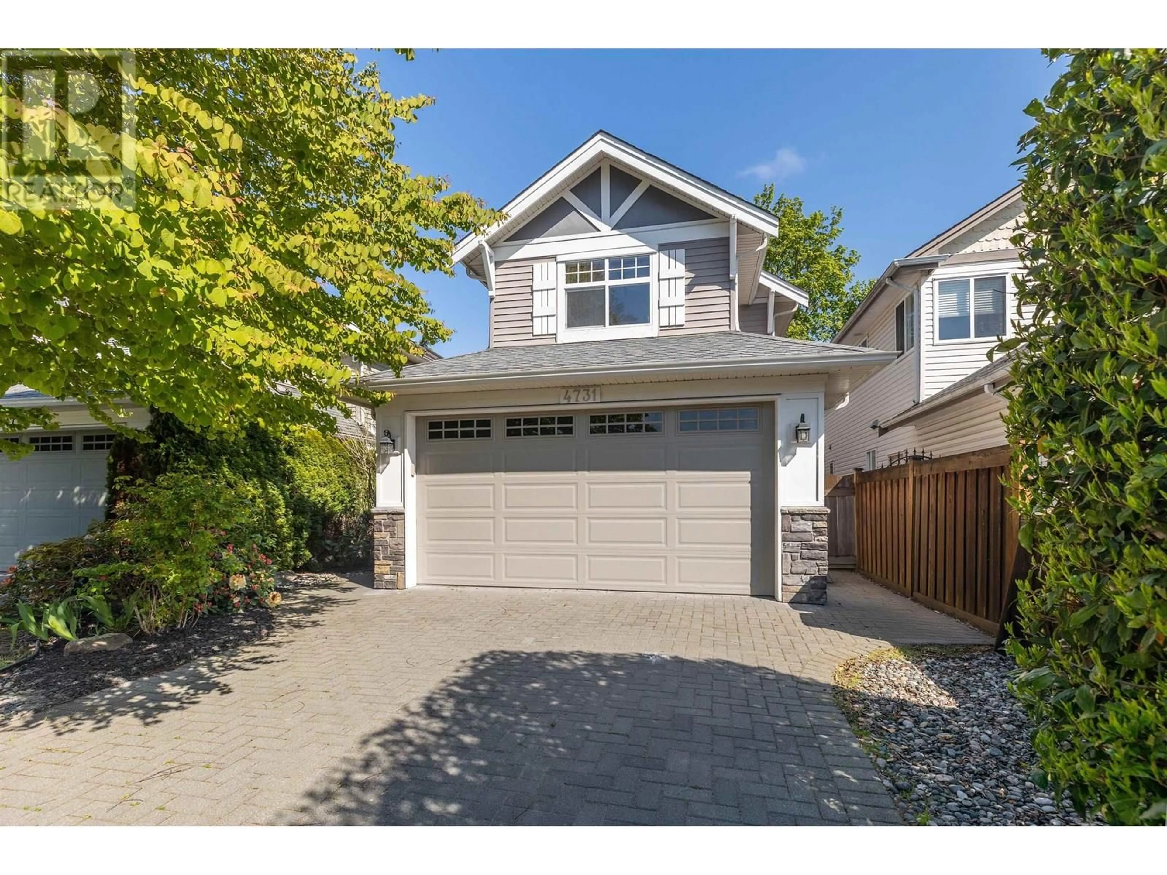 Home with vinyl exterior material, street for 4731 DUNCLIFFE ROAD, Richmond British Columbia V7E3N2