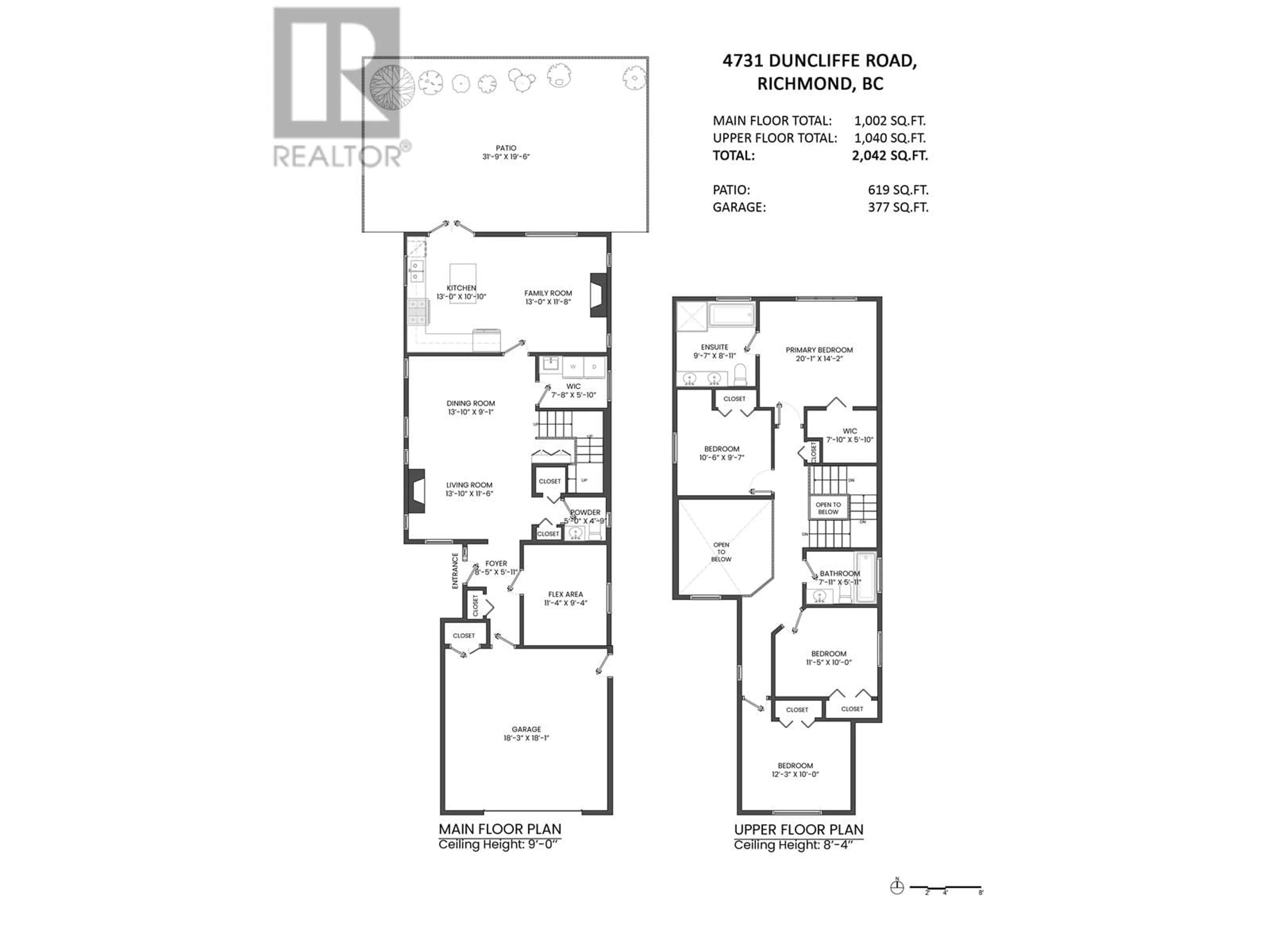 Floor plan for 4731 DUNCLIFFE ROAD, Richmond British Columbia V7E3N2