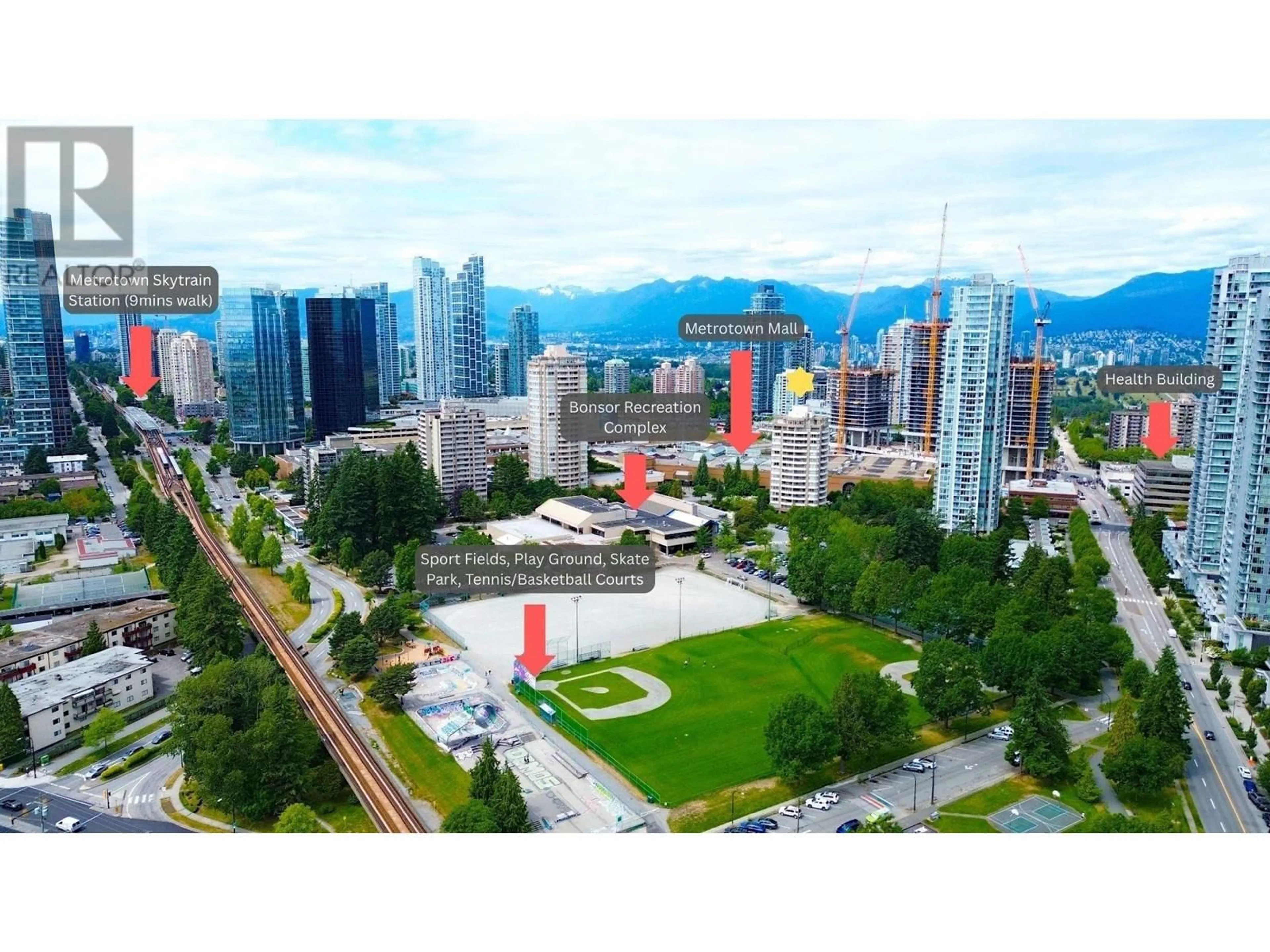 Picture of a map for 1402 - 4830 BENNETT STREET, Burnaby British Columbia V5H4P6