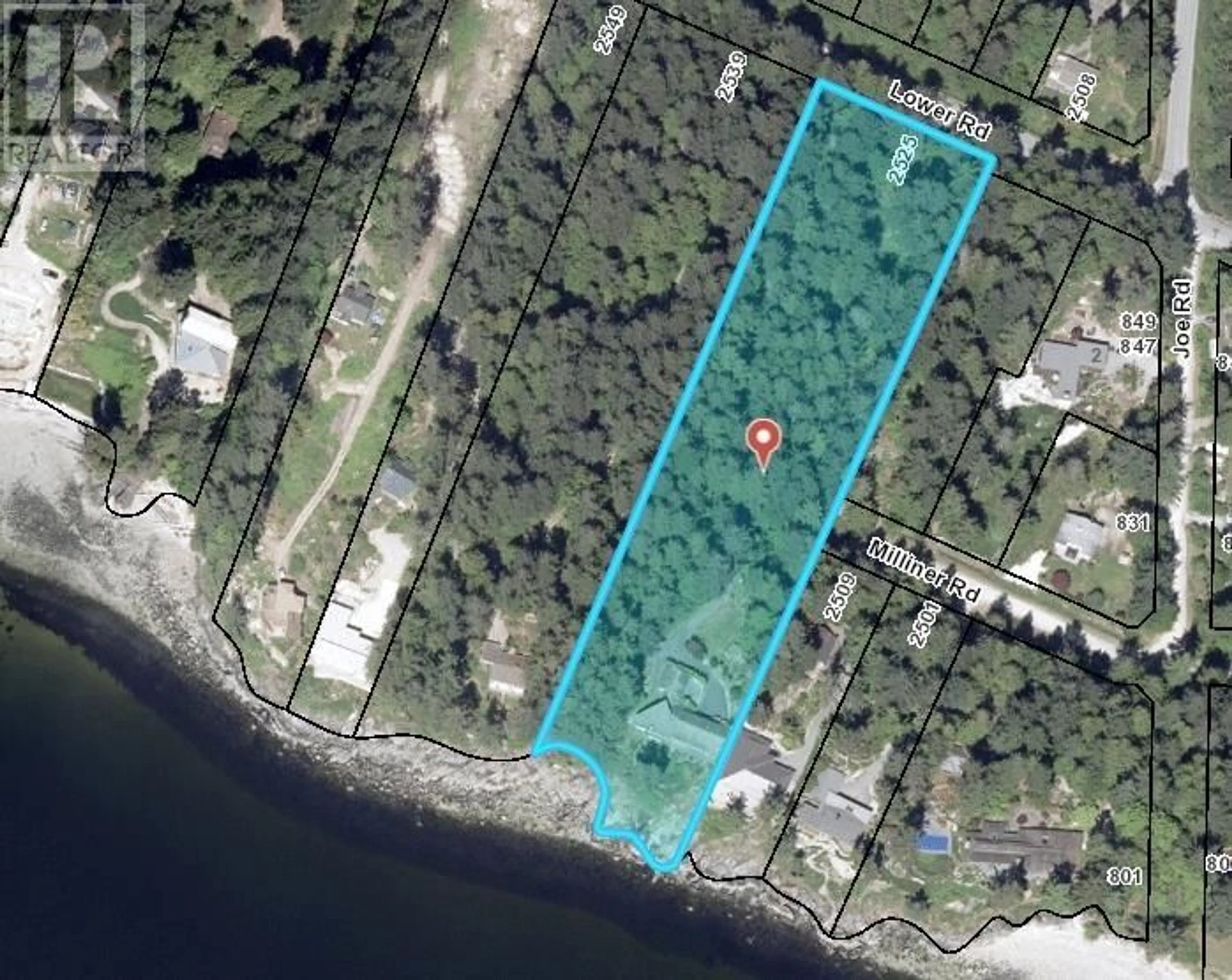 Picture of a map for 2525 LOWER ROAD, Roberts Creek British Columbia V0N2W4