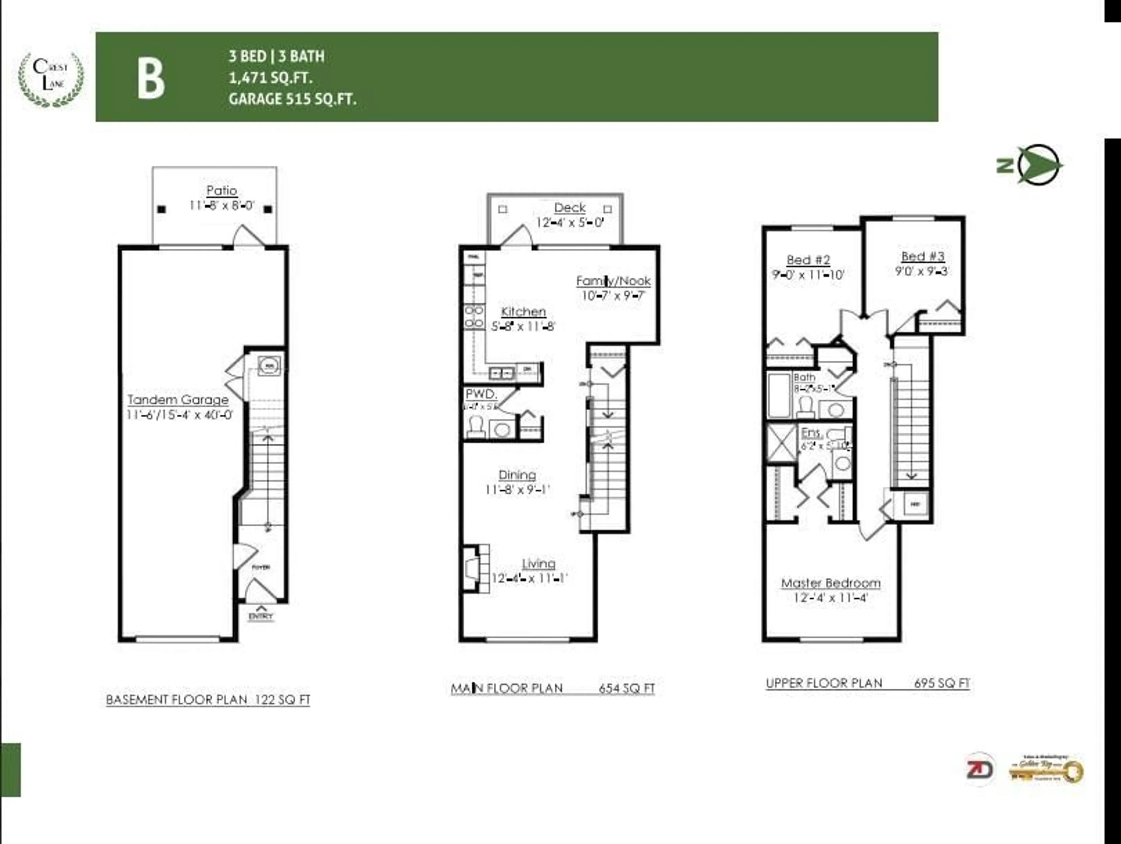 Floor plan for 18 - 8181 135A, Surrey British Columbia V3W3N8