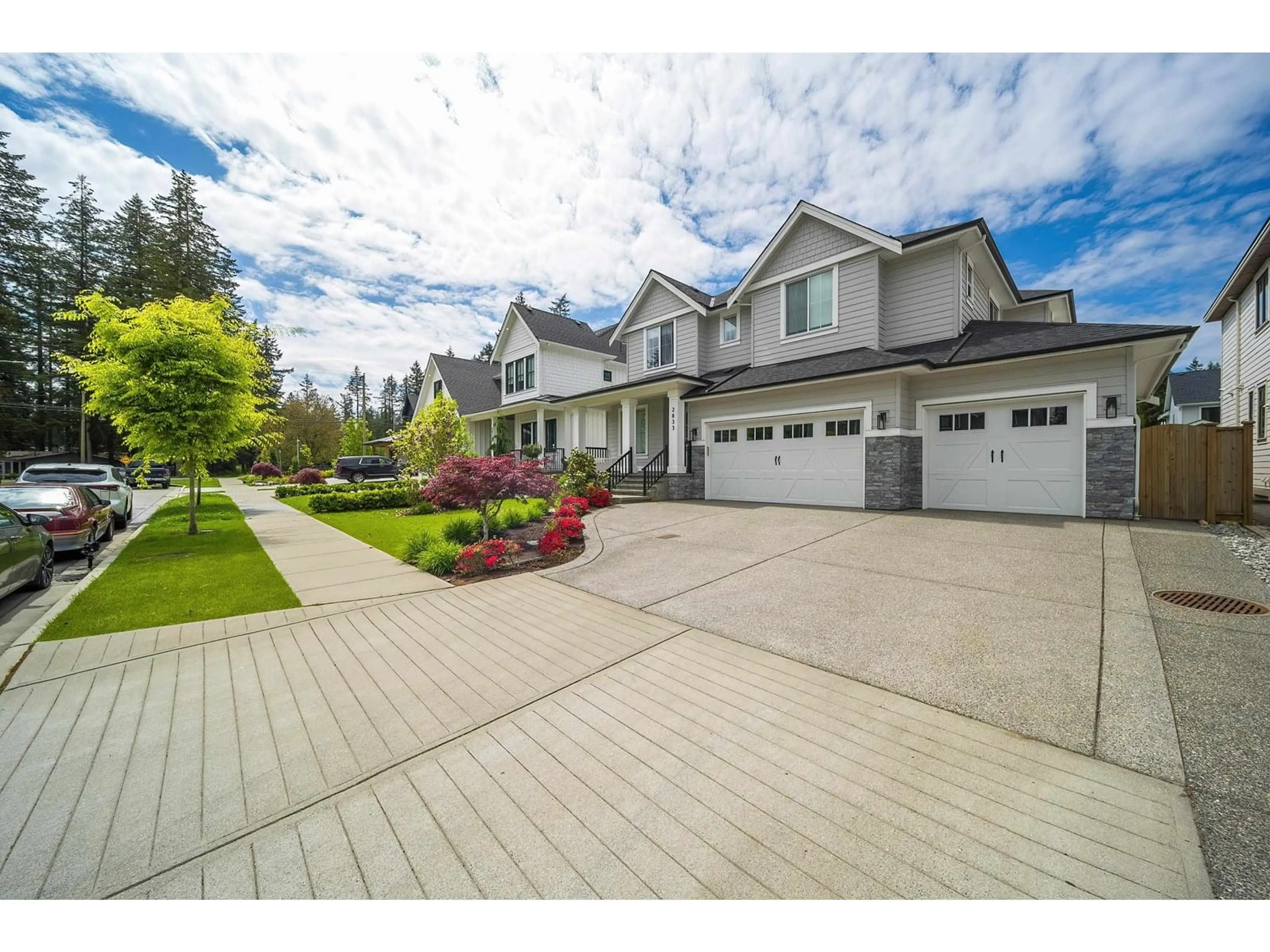 A pic from outside/outdoor area/front of a property/back of a property/a pic from drone, street for 2833 203, Langley British Columbia V2Z0B3