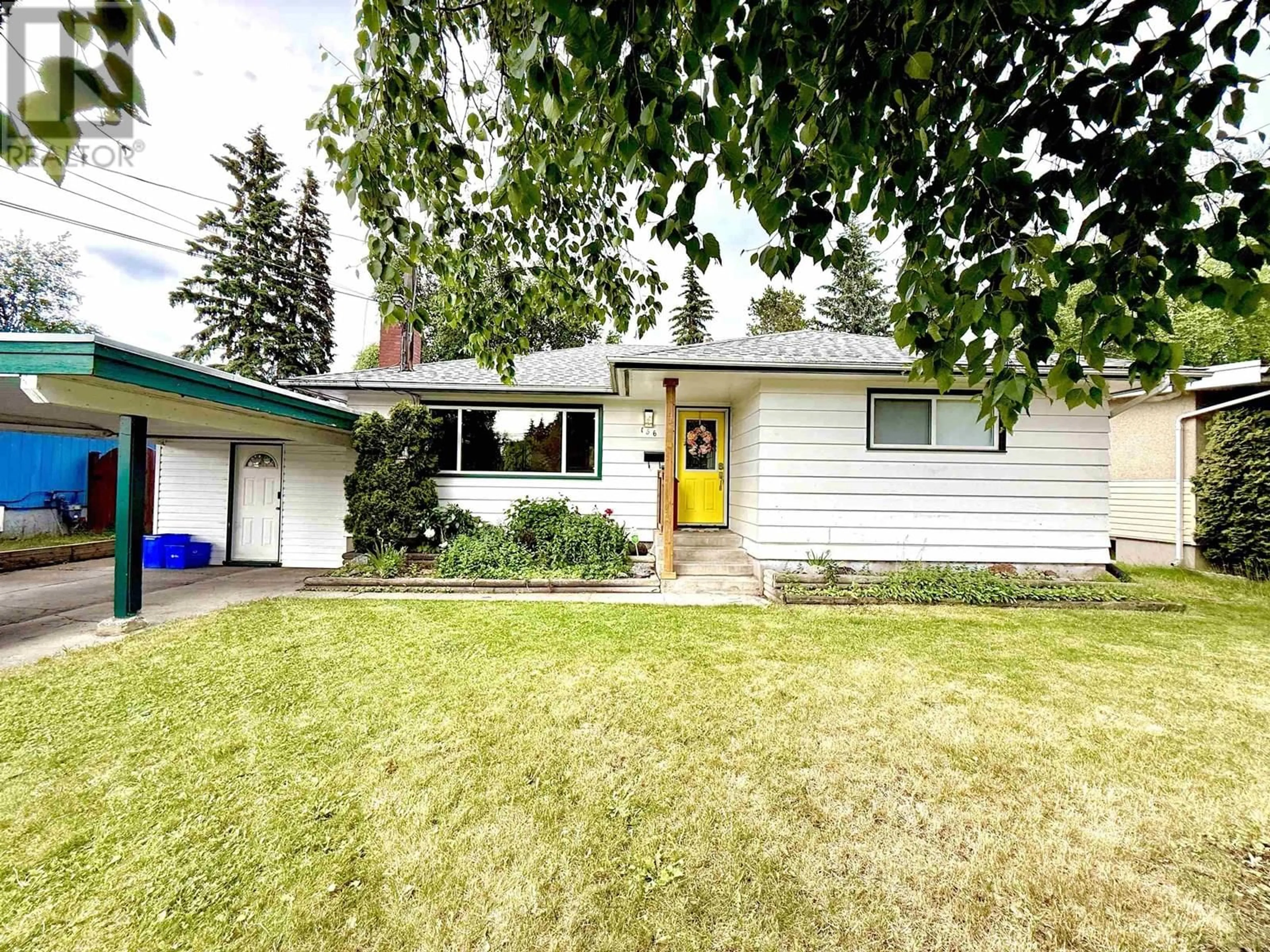 Home with vinyl exterior material, street for 156 DOUGLAS STREET, Prince George British Columbia V2M2L8