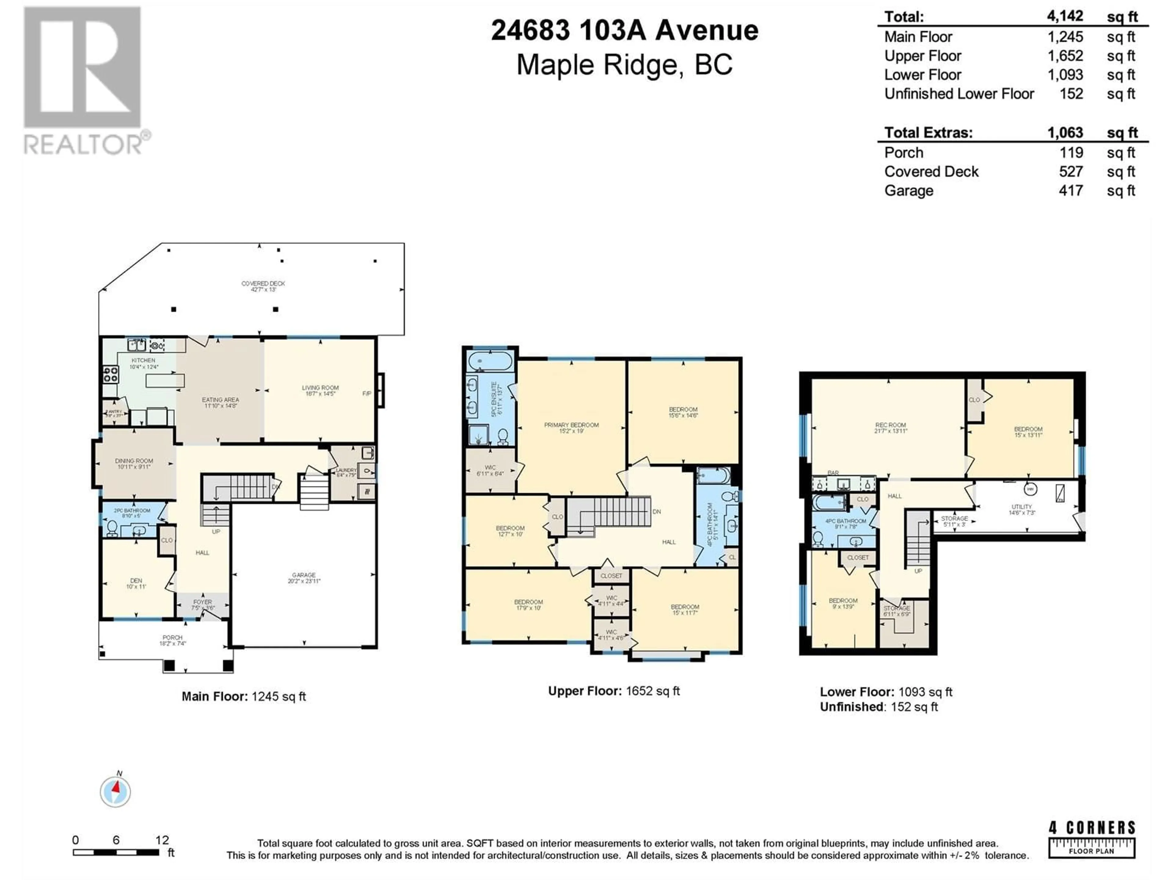 Floor plan for 24683 103A AVENUE, Maple Ridge British Columbia V2W0B1