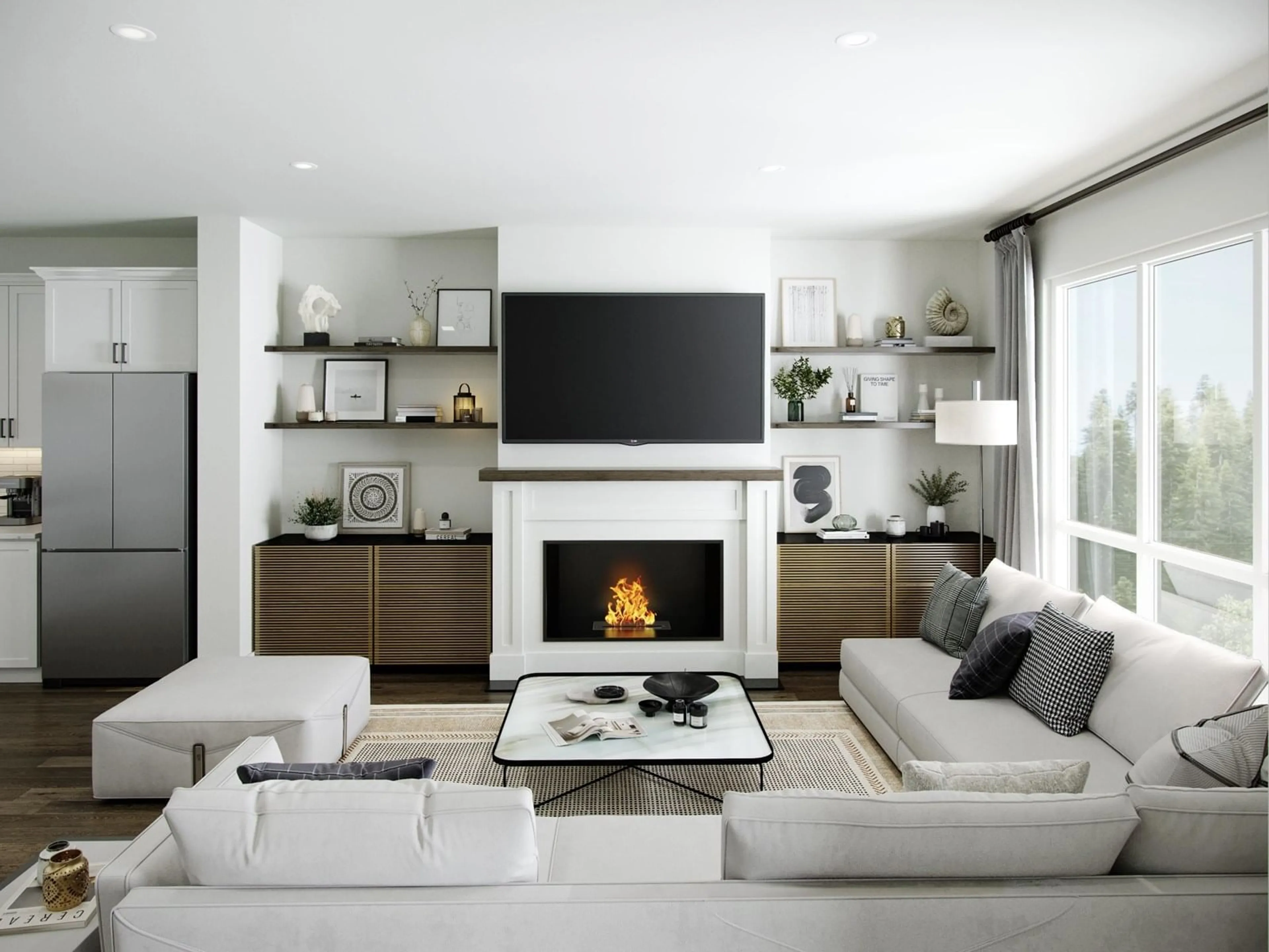 Living room with furniture, unknown for 8 - 35247 STRAITON, Abbotsford British Columbia V2S7Z1