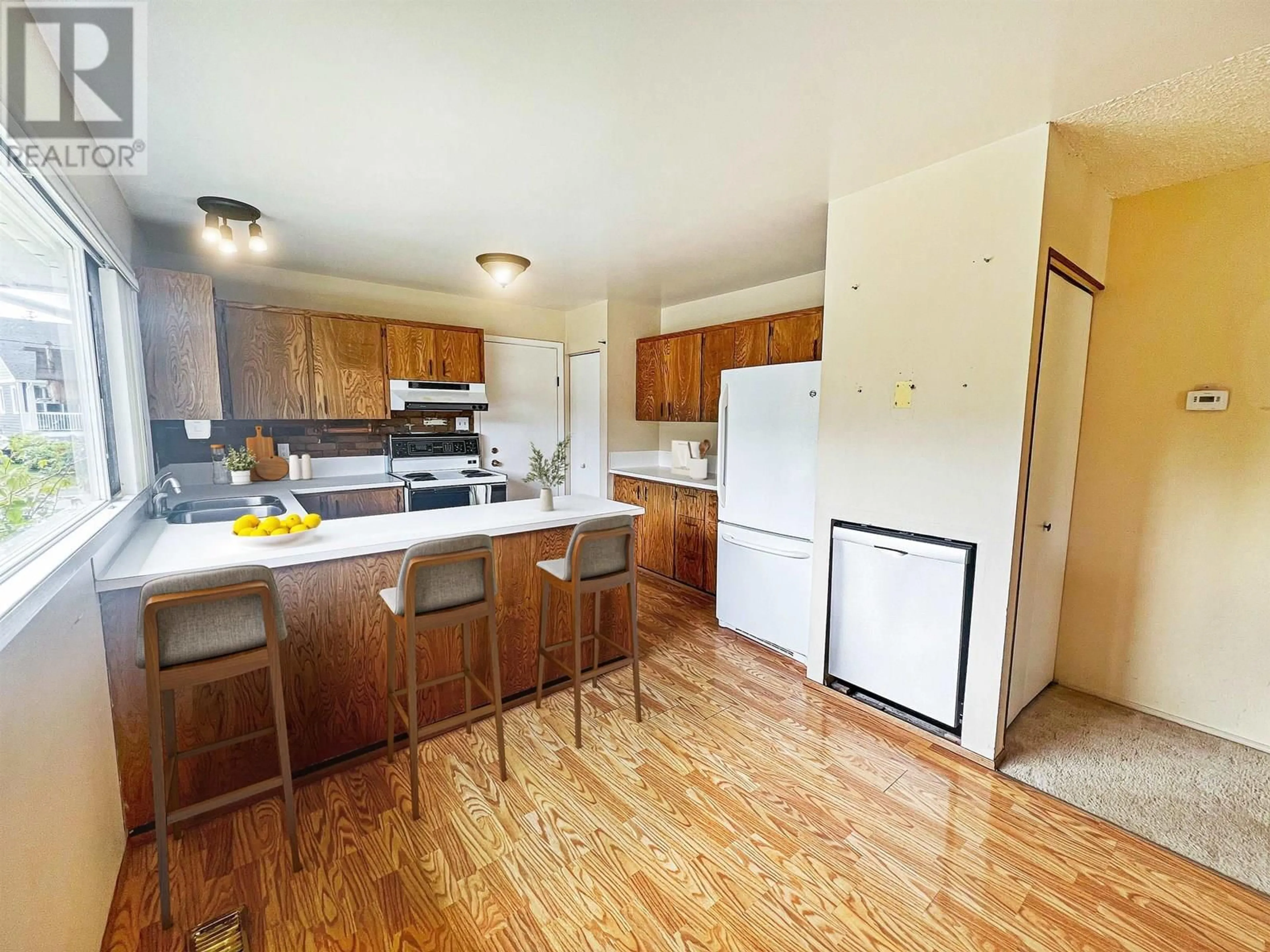 Standard kitchen, wood/laminate floor for 3501 BRUCE STREET, Terrace British Columbia V8G3C9