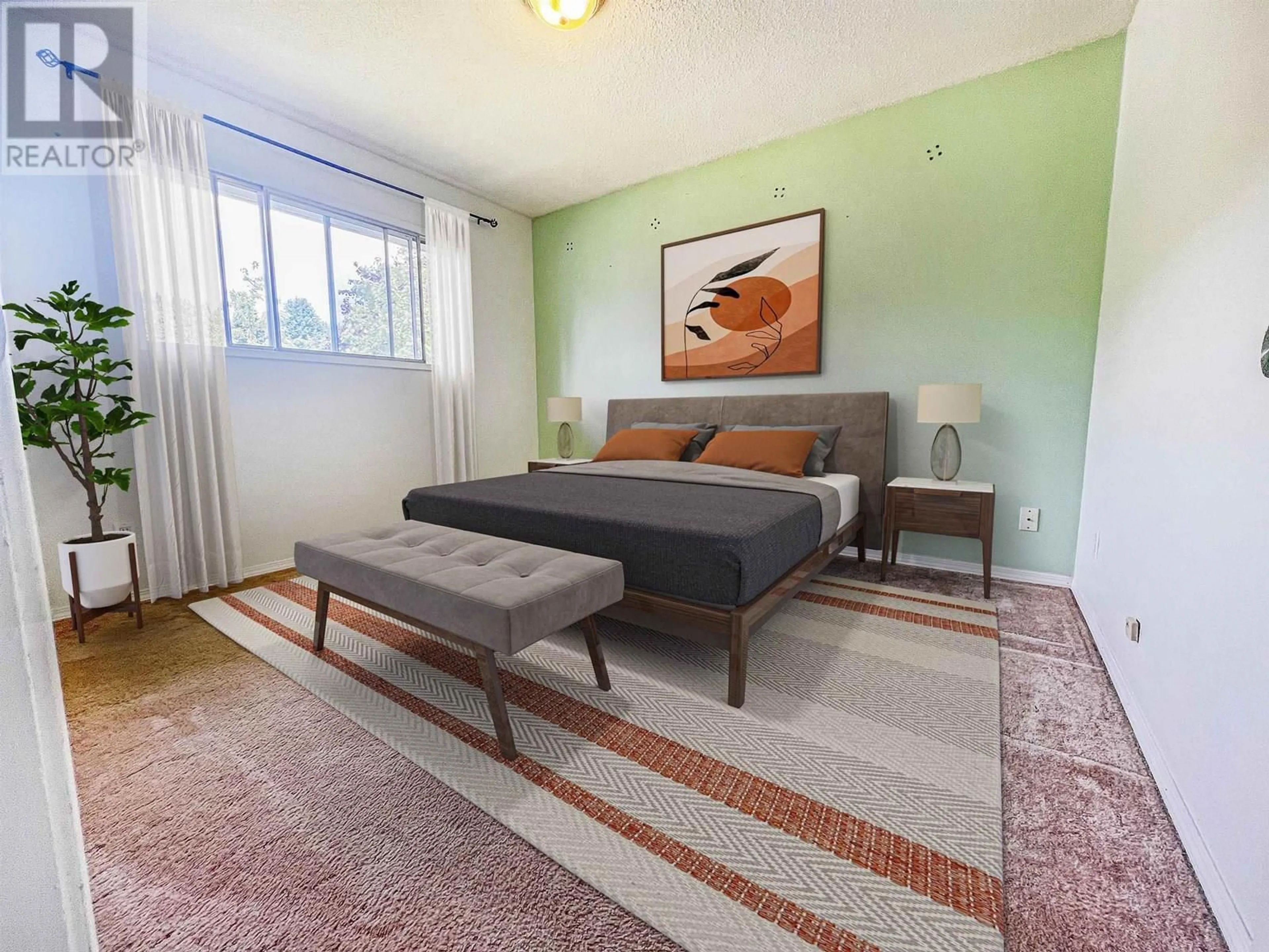 Bedroom with bed, carpet floor for 3501 BRUCE STREET, Terrace British Columbia V8G3C9