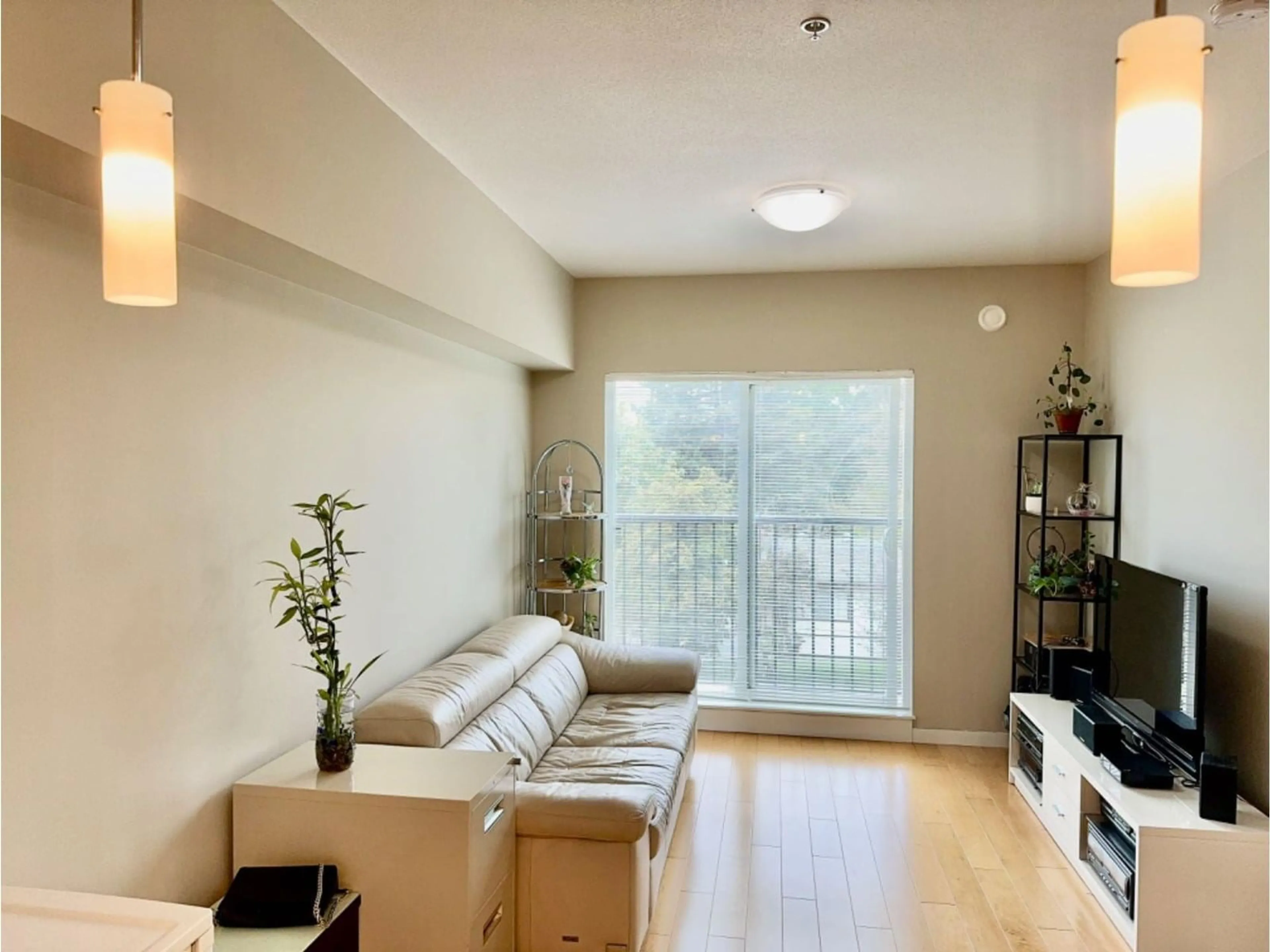 Living room with furniture, wood/laminate floor for 333 - 13728 108, Surrey British Columbia V3T0G2