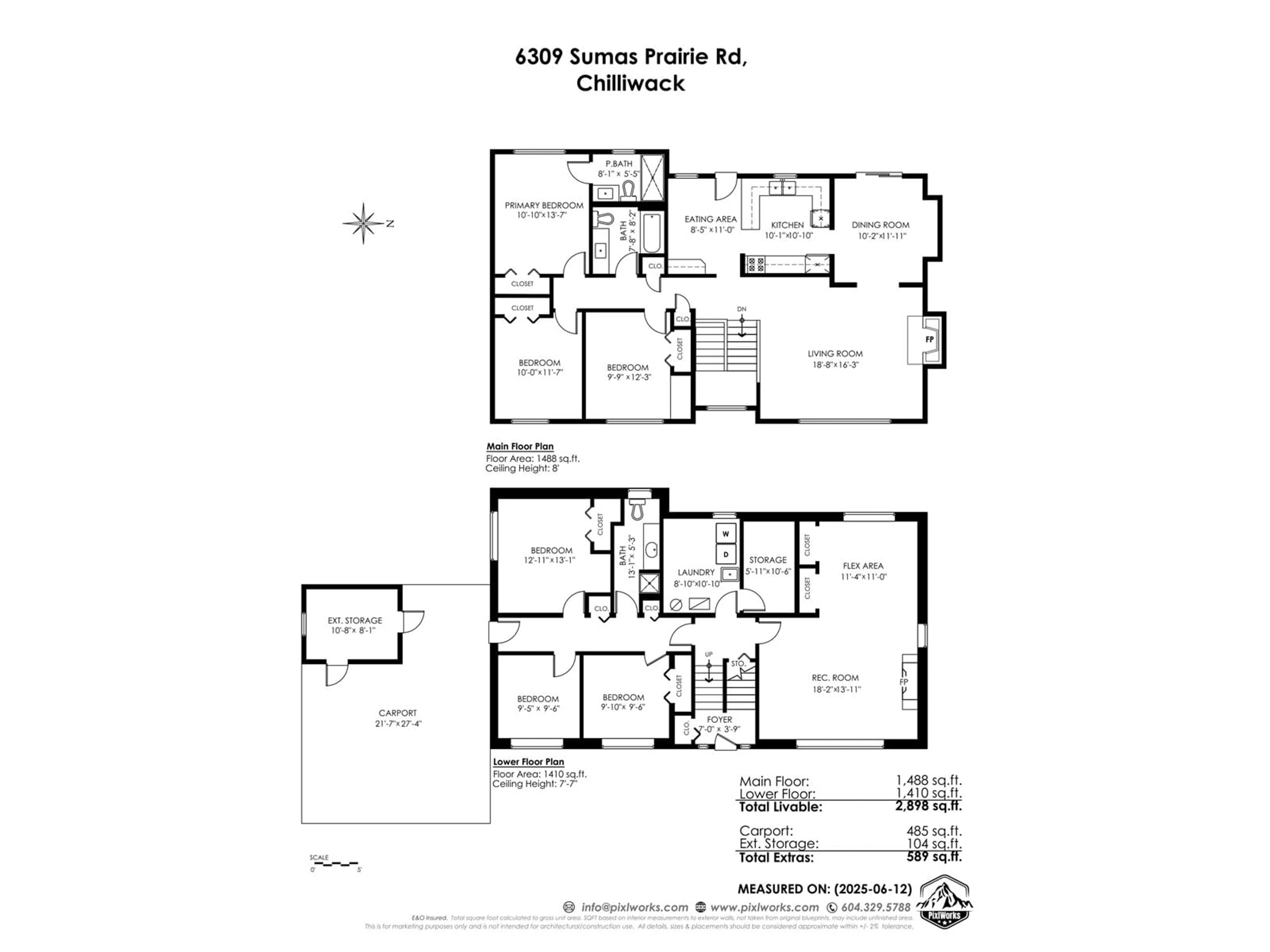 Floor plan for 6309 SUMAS PRAIRIE ROAD, Sardis - Greendale British Columbia V2R4N6