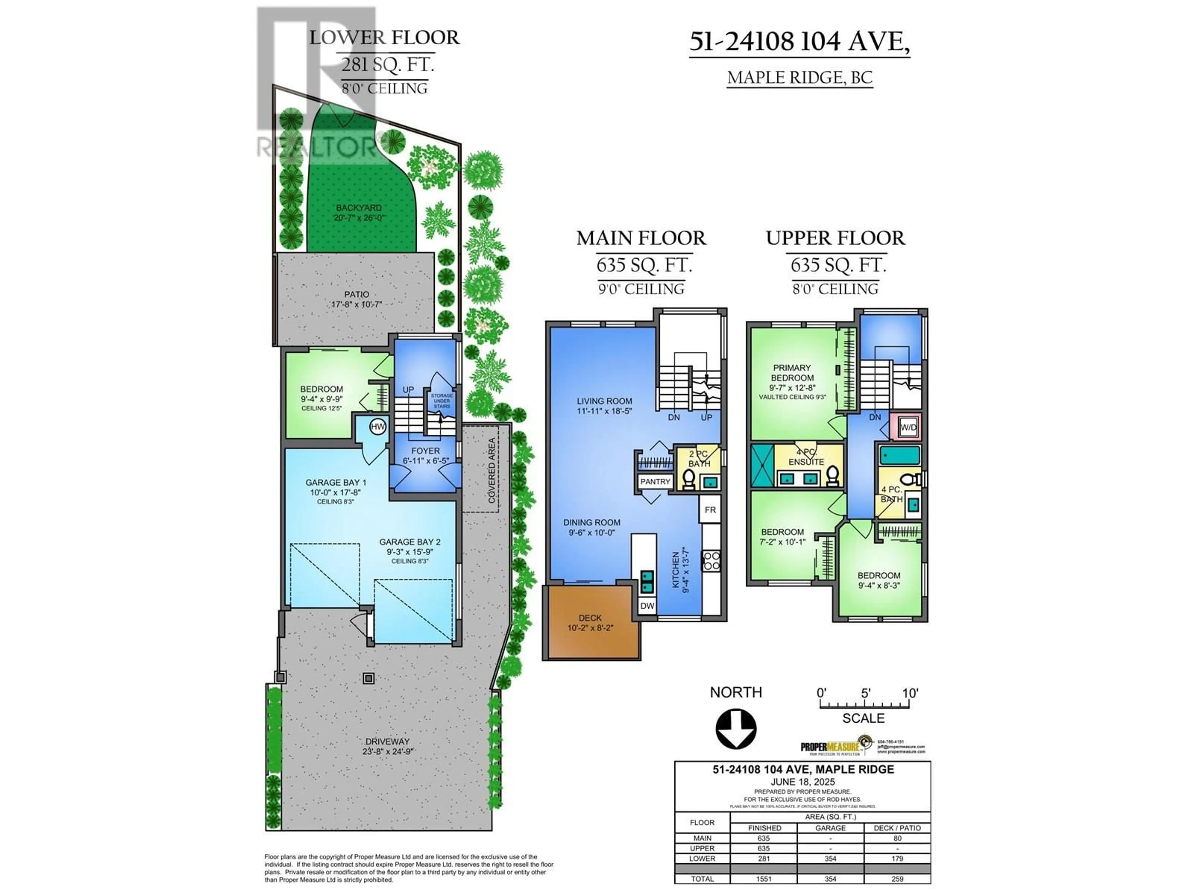 Floor plan for 51 - 24108 104 AVENUE AVENUE, Maple Ridge British Columbia V2W1J2